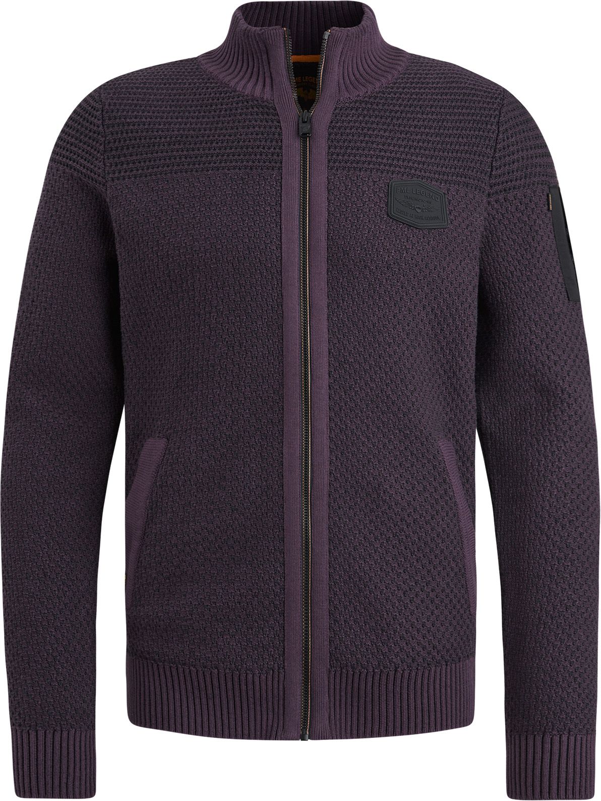 PME Legend Strickjacke Knitted Structure Lila PKC2409356-4343 kaufen | Suitable