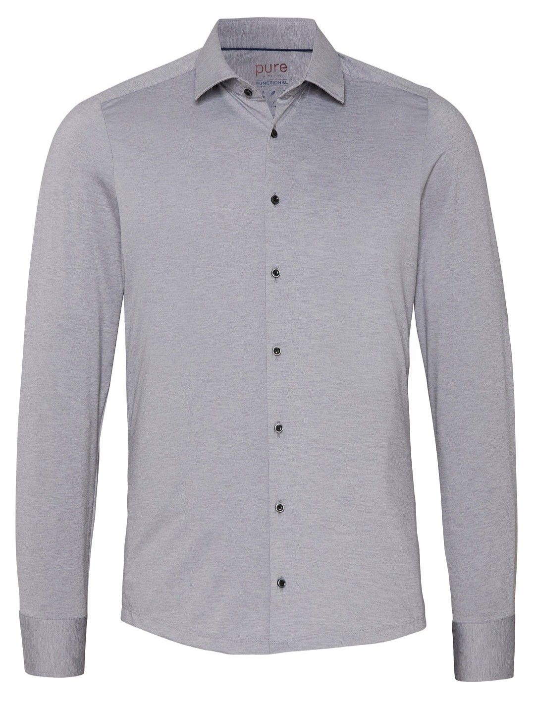 Ren skjorta Melange Grey 4067-21120-710