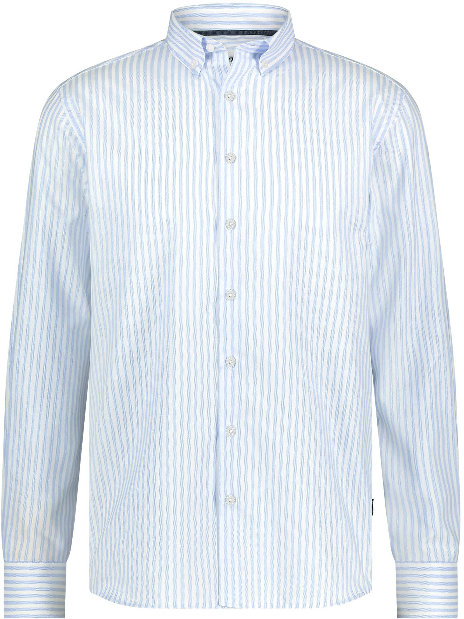 State Of Art Dobbel Skjorte Stripe Lyseblå 21291202-1152