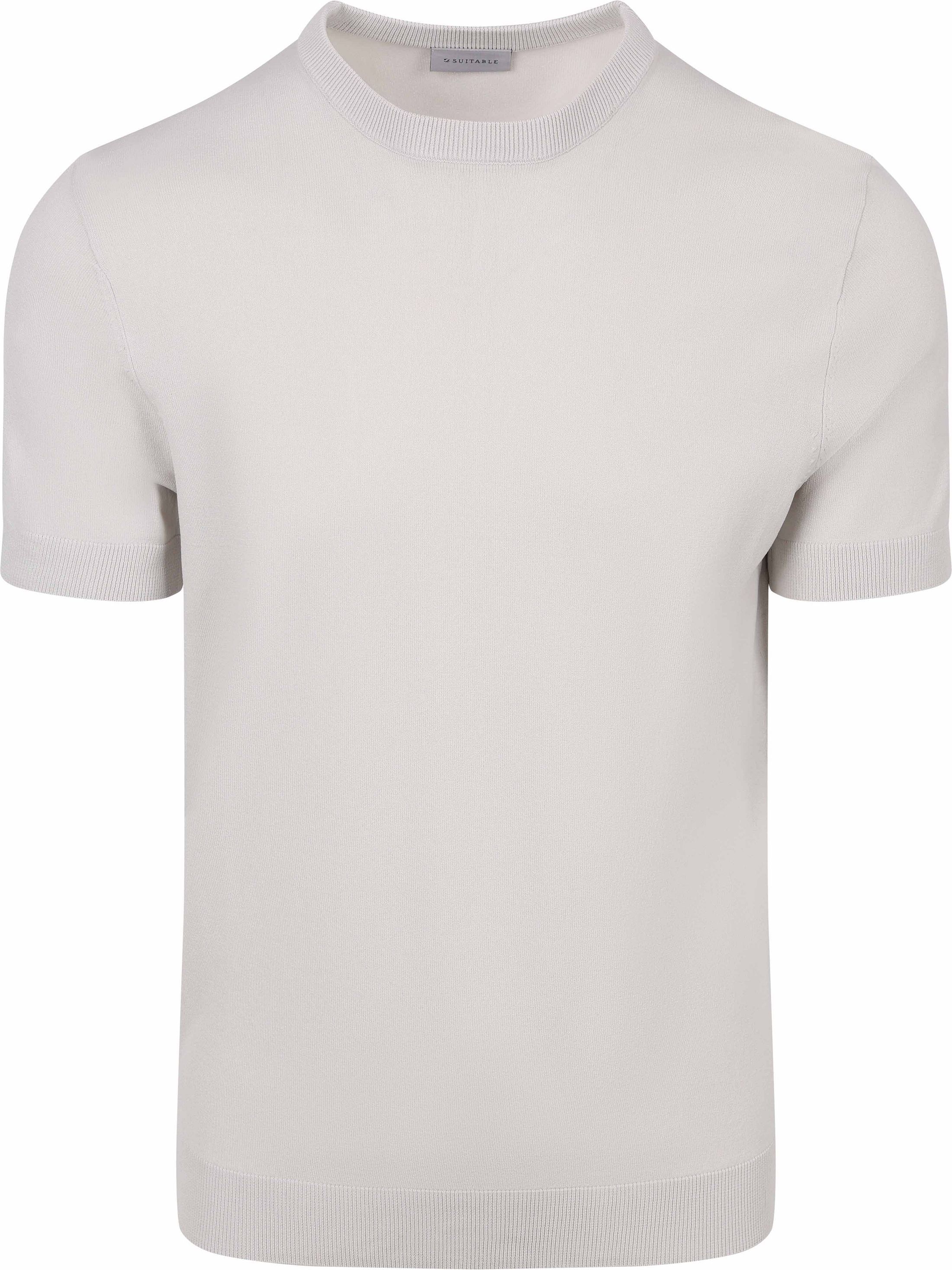Suitable T-shirt Beżowy SPE26106WA35ST-Lightgrey 