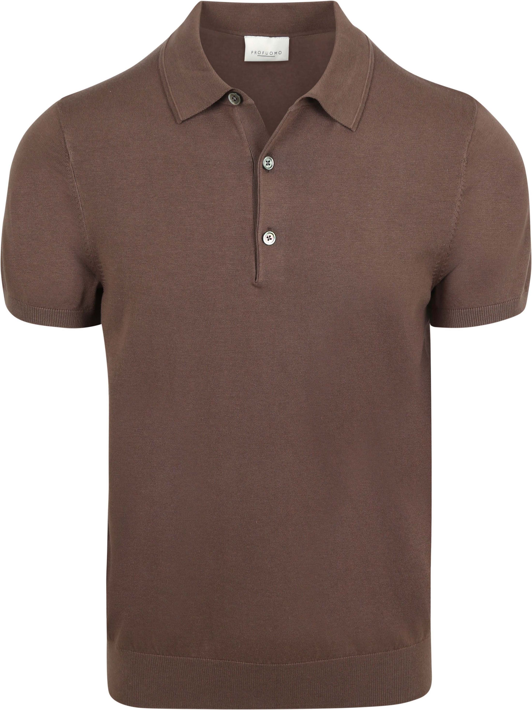 Køb Profuomo Polo Luksus Basic Brun PPXD10007B-H | Suitable
