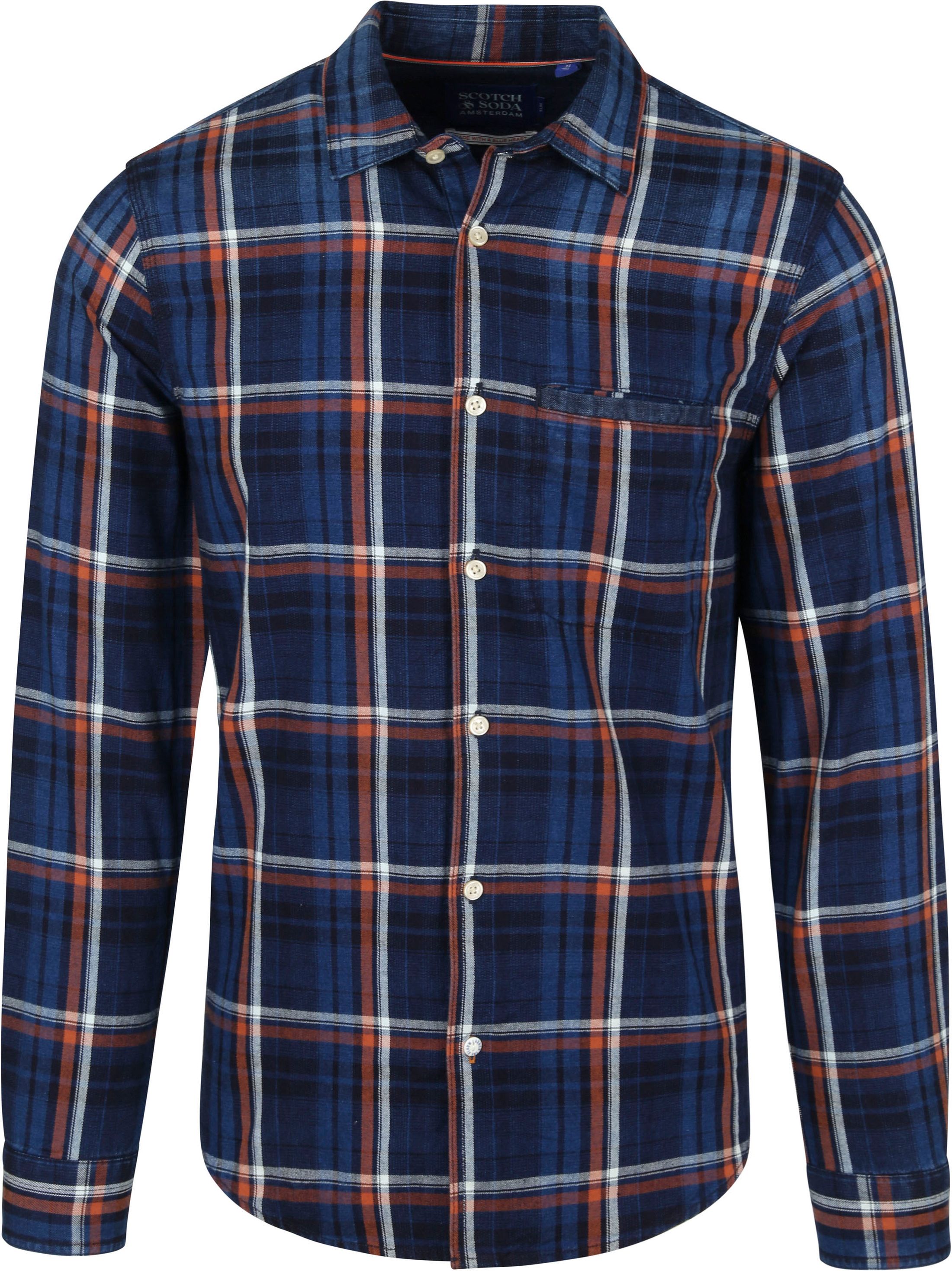 Scotch and Soda Camicia Blu 167256 