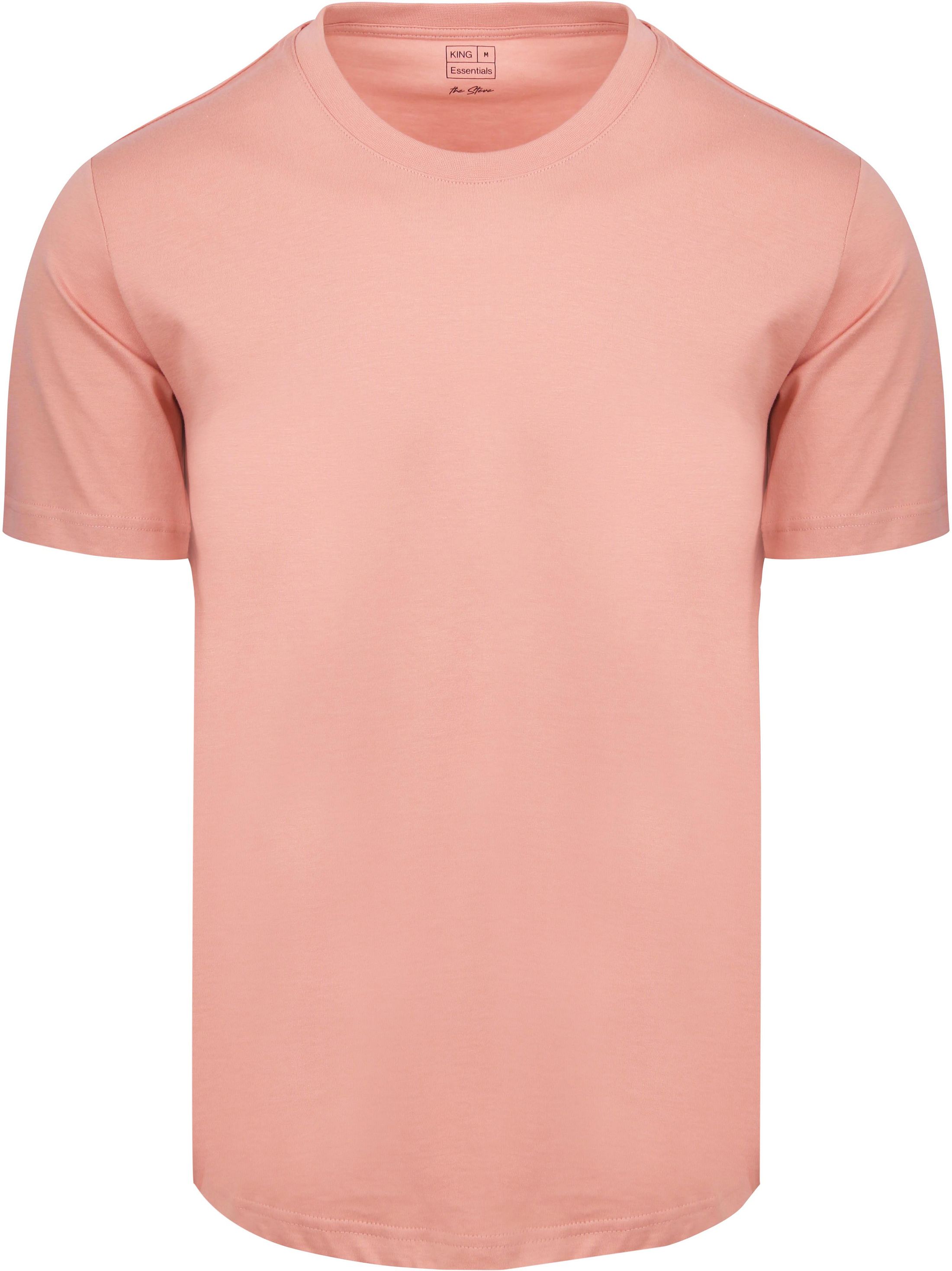 KING Essentials T-shirt Różowy KM111010001-P010T 