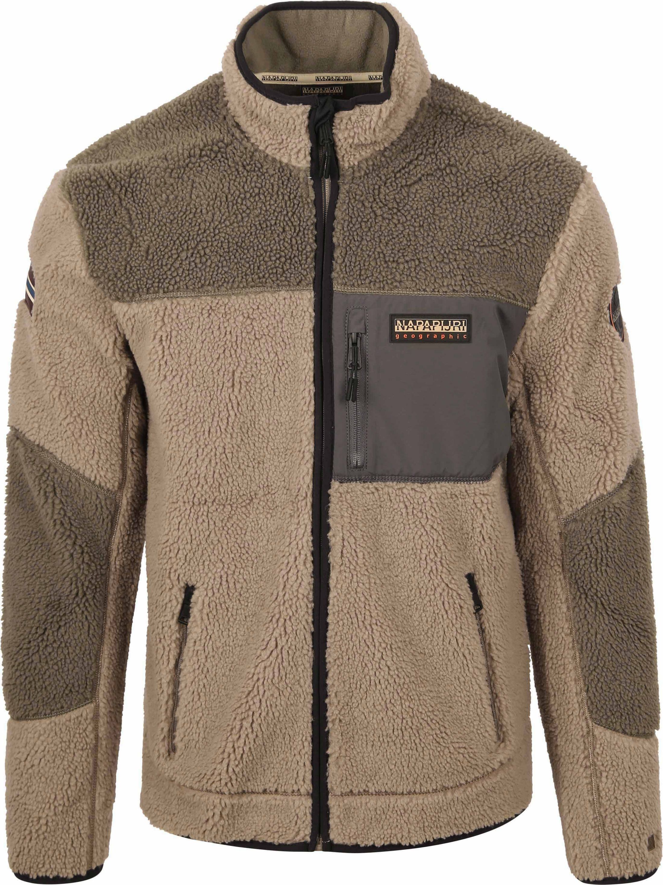 Napapijri Väst Yupik Fleece Nature NP0A4GNTMCD1