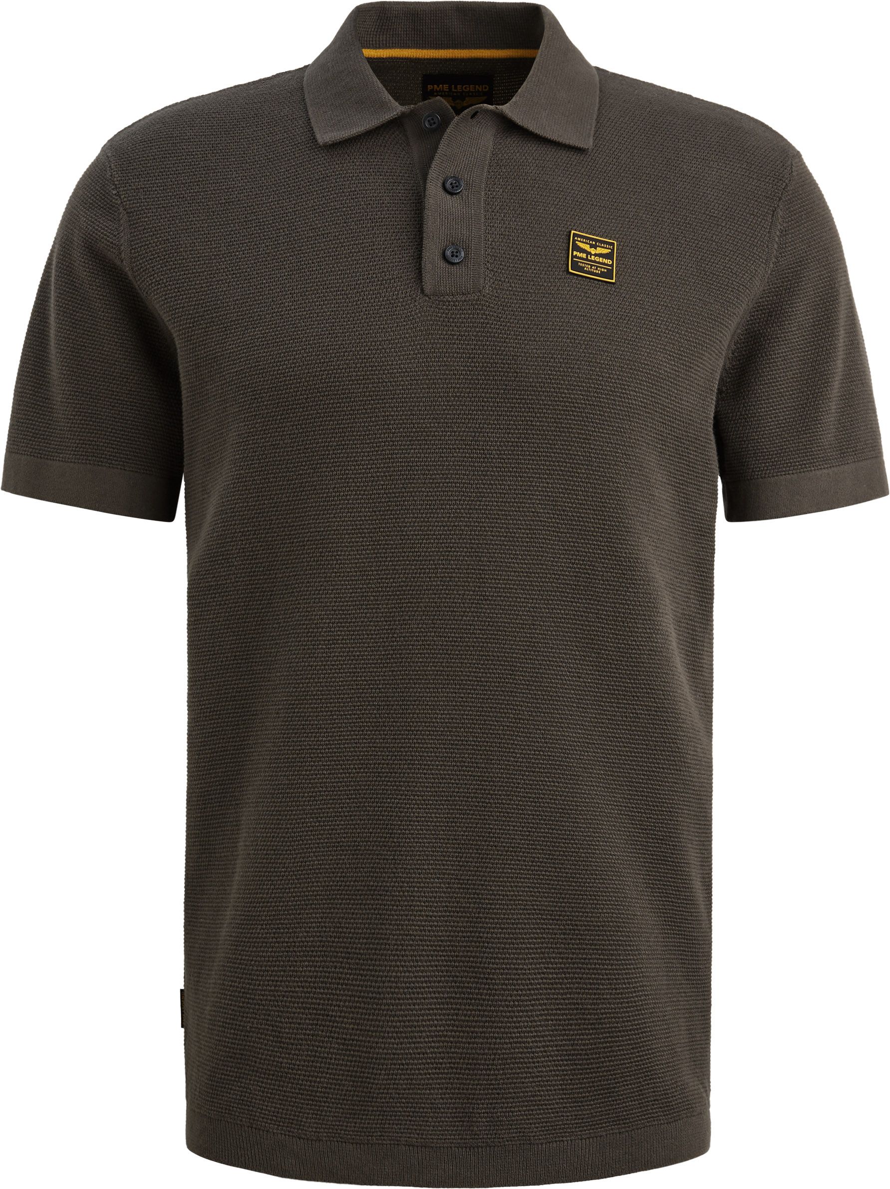 Køb PME Legend Poloshirt Knitted Structure Grøn PPSS2602853-8039 | Suitable