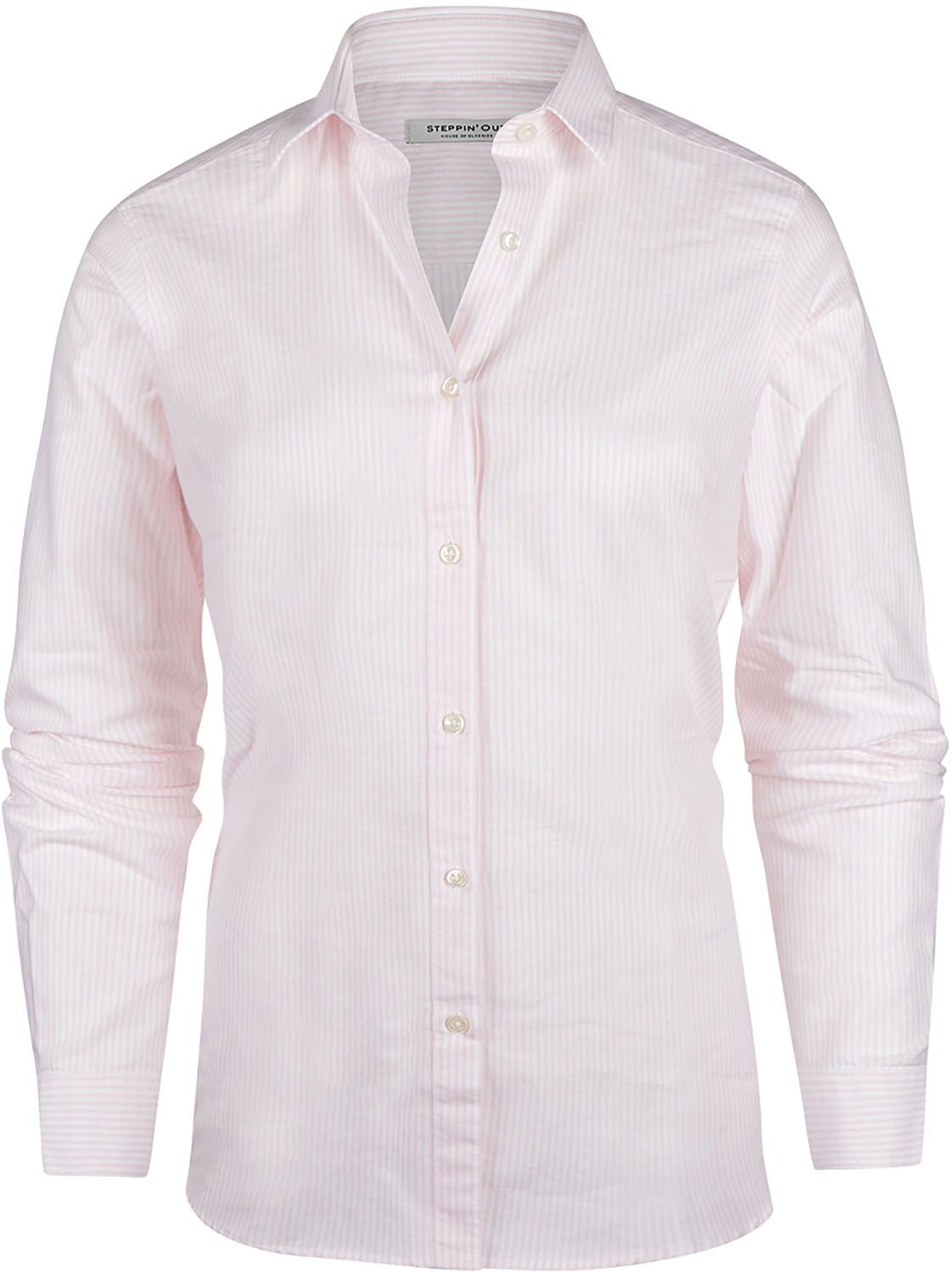 Steppin' Out Blouse Lauren Oxford Strepen Roze SW6006.0002-8001 kopen | Suitable