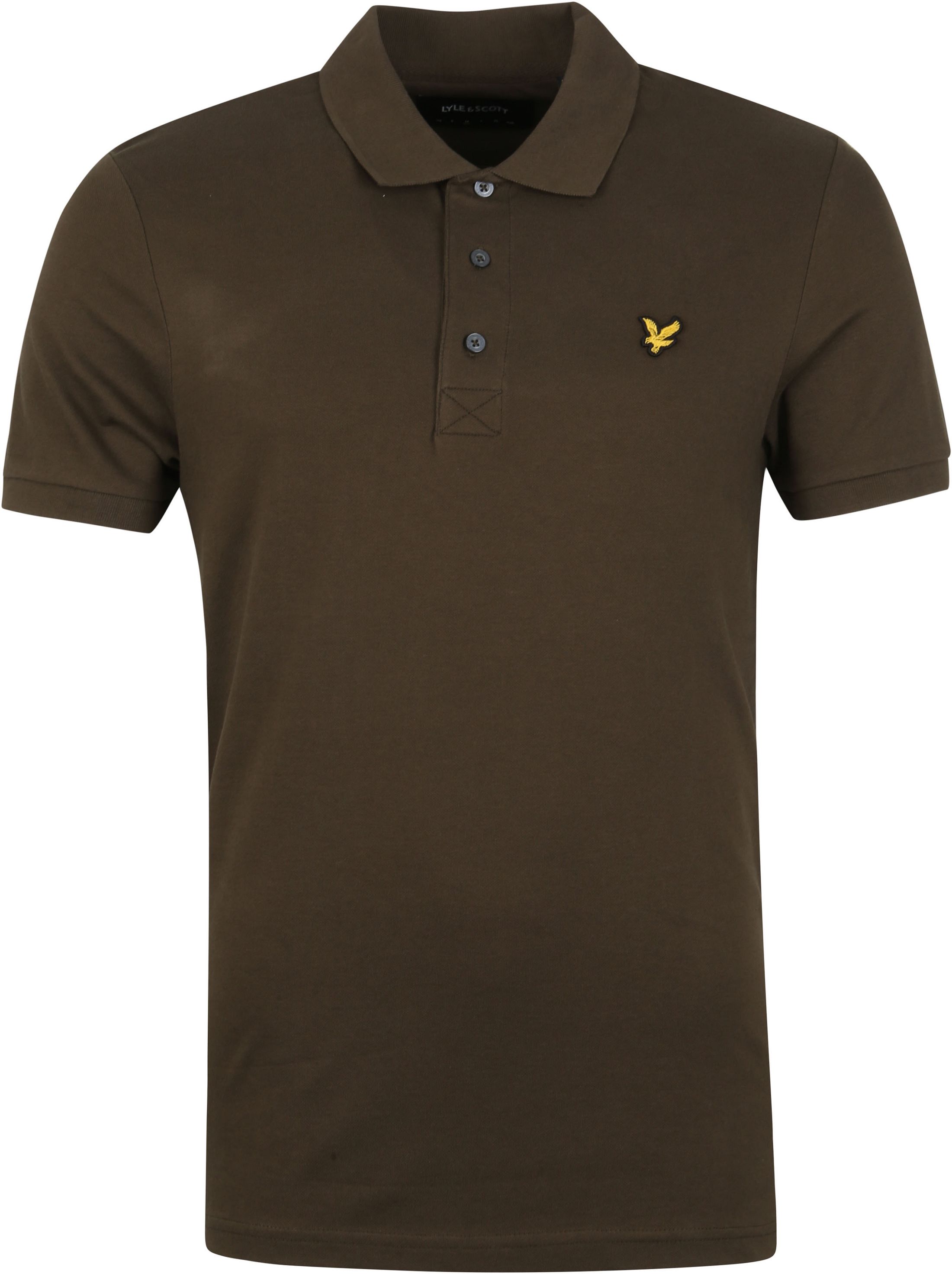 Køb Lyle and Scott poloshirt oliven SP400VOG-W485 | Suitable
