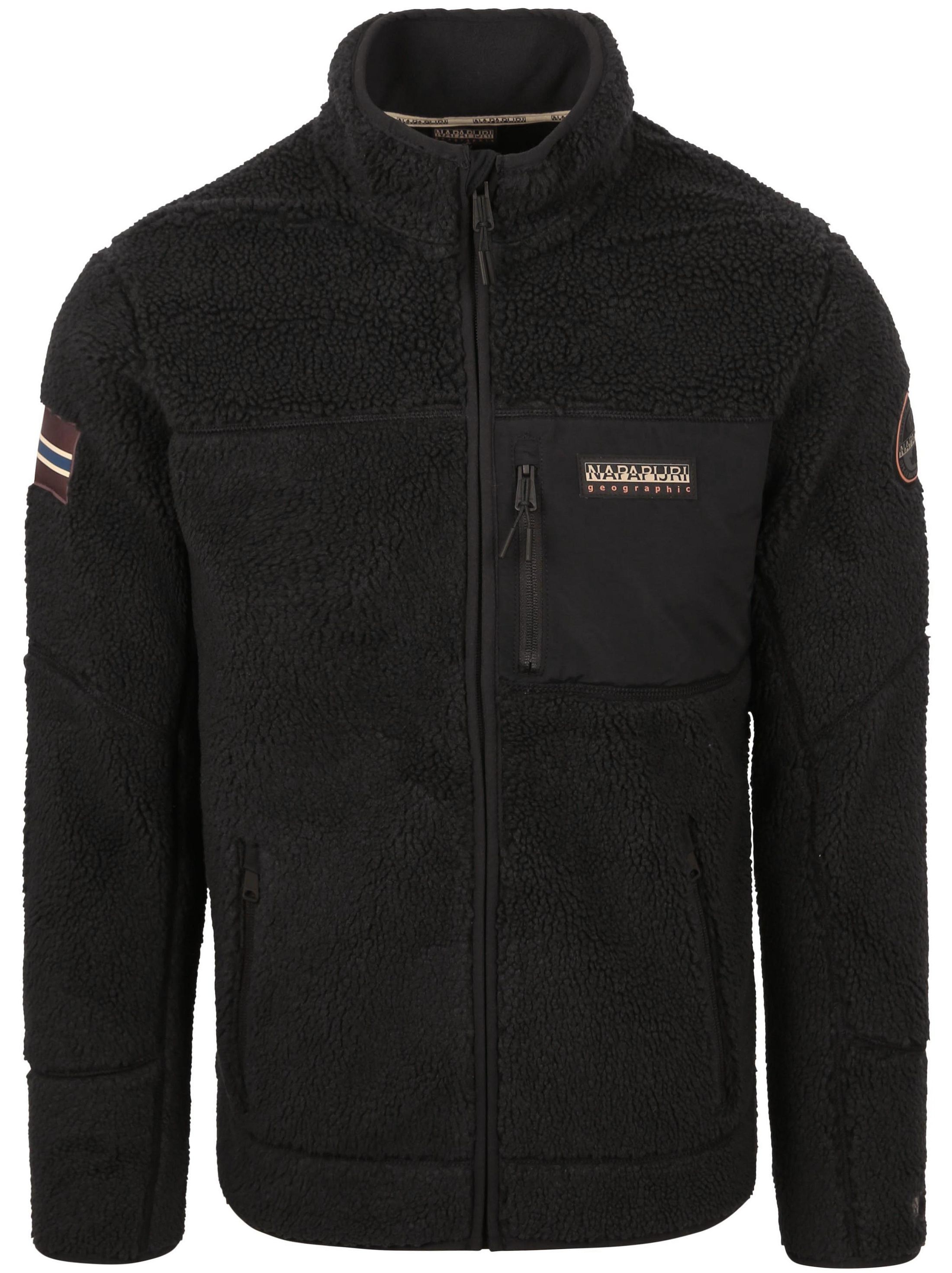 Napapijri Väst Yupik Fleece Svart NP0A4GNT0411