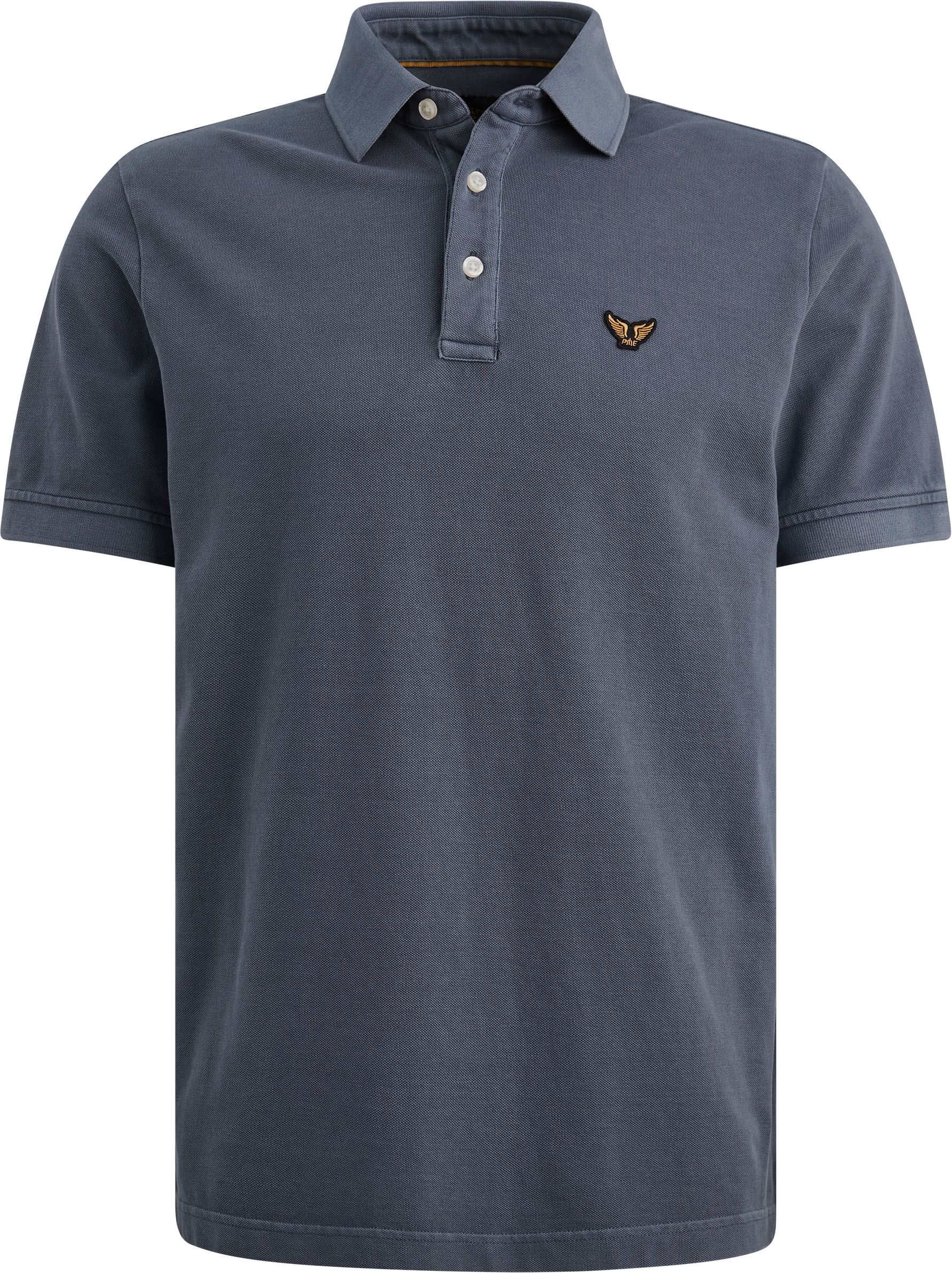PME Legend Tailwing Logo Poloshirt Vintage Indigo kopen | Suitable