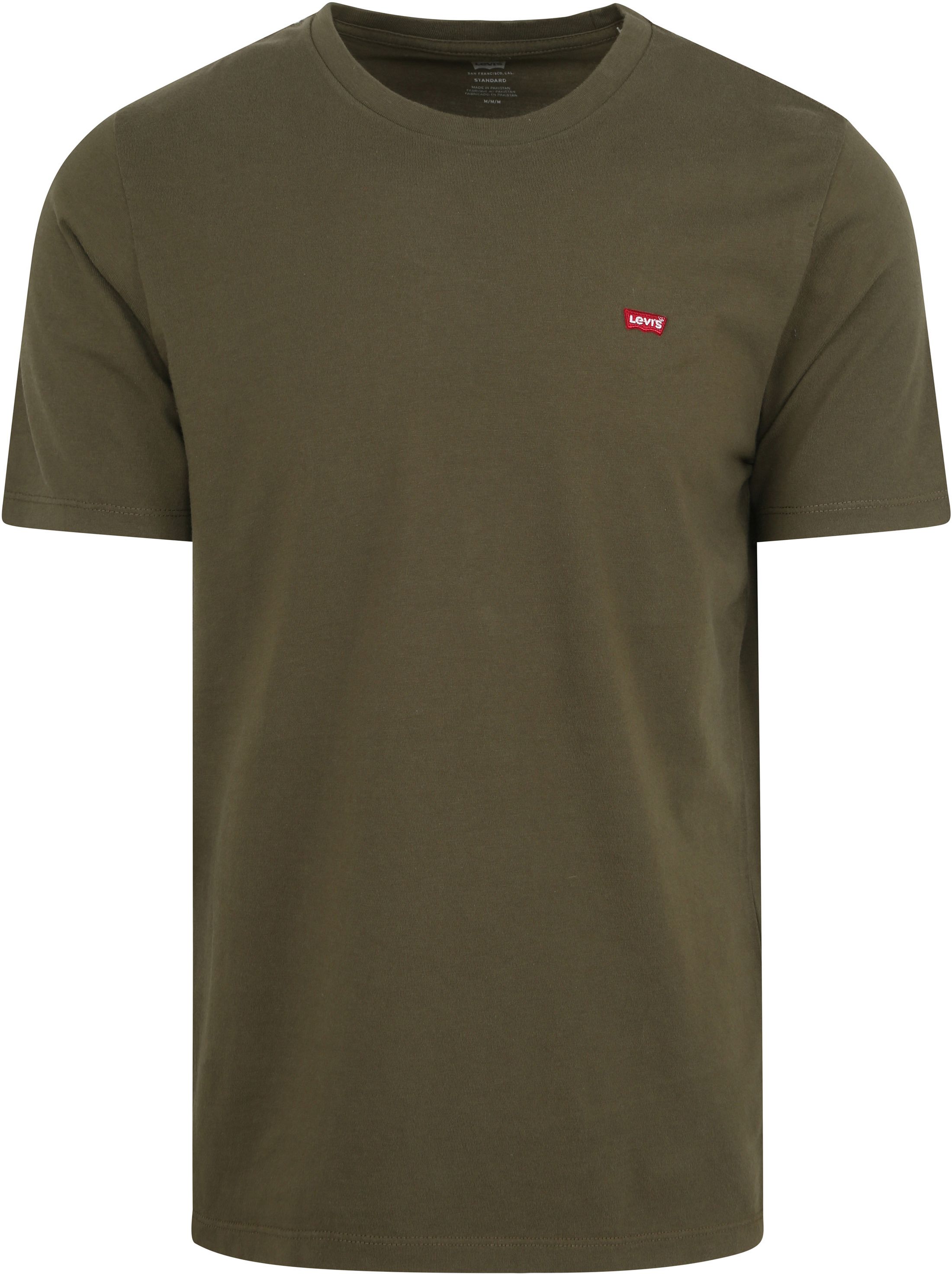 Levi's T-shirt Ciemnozielony 56605-0021 