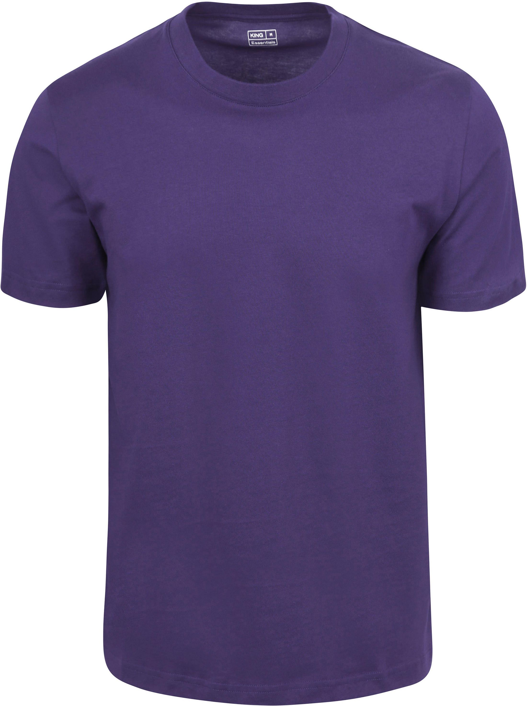 KING Essentials T-shirt Viola KM111010001-P075T 