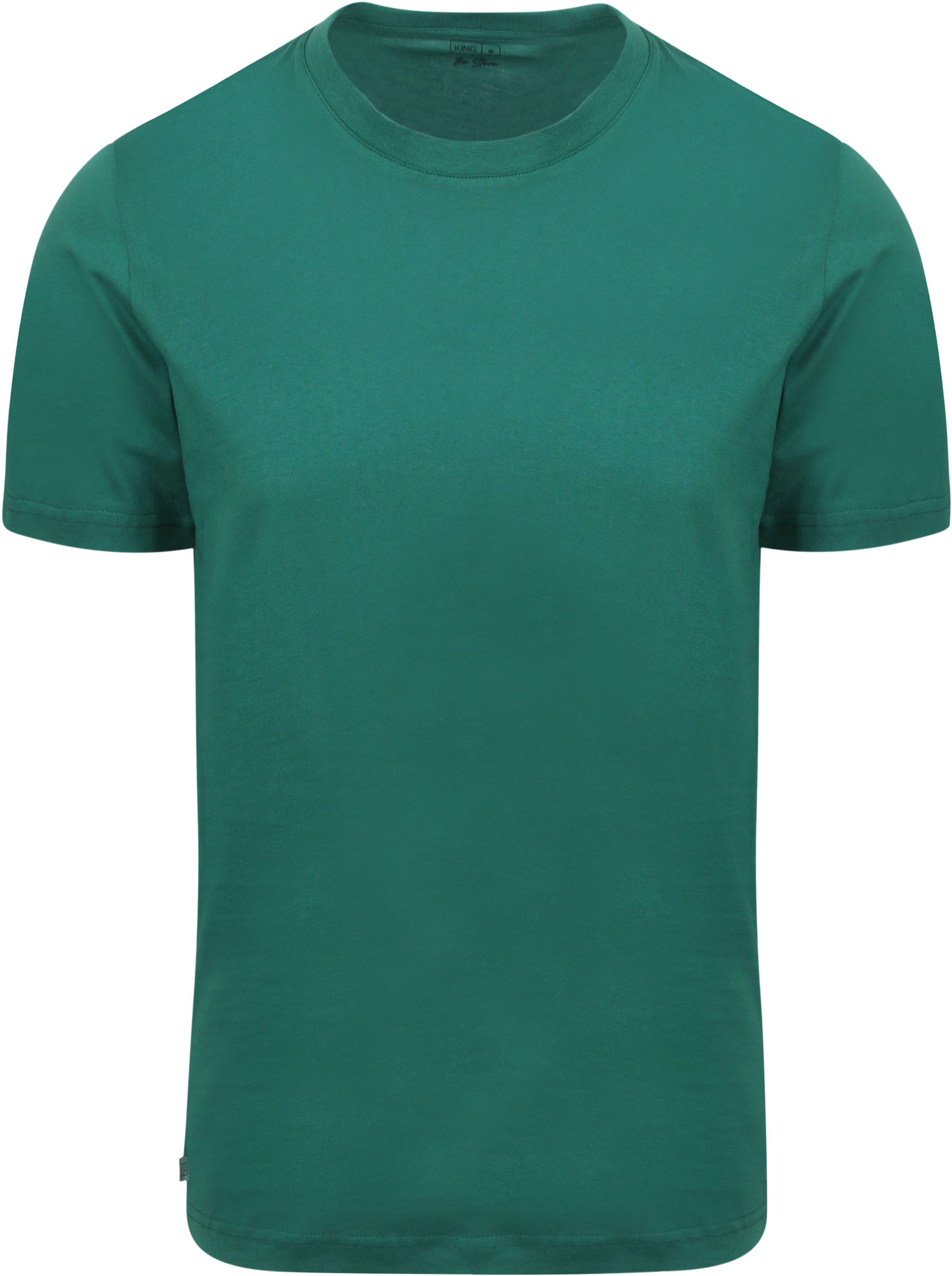 KING Essentials T-shirt Zielony KM111010001-G032T 