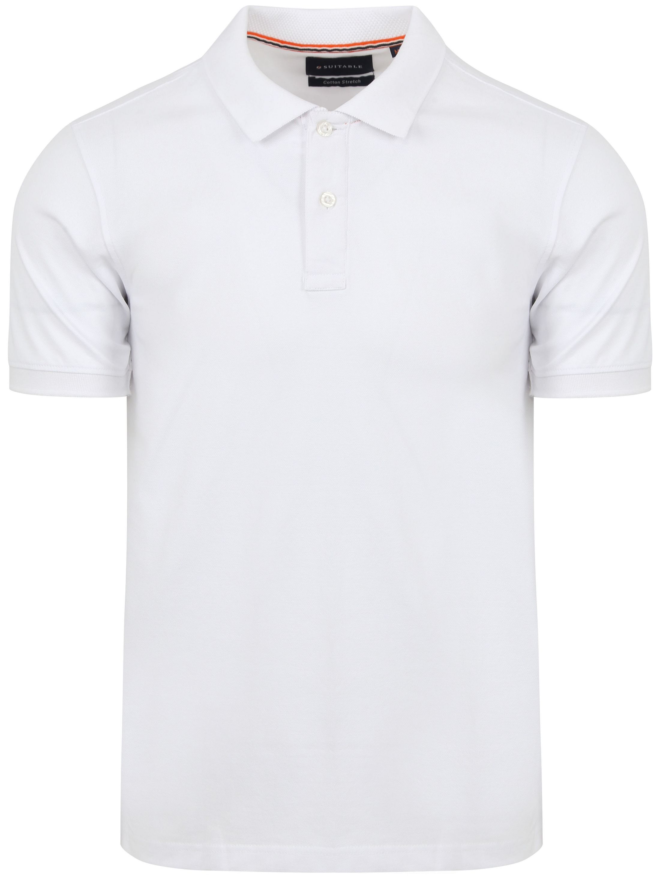 Suitable Cas Polo Shirt White order online | PO-PIQ-STR-24.04 | Suitable Liechtenstein