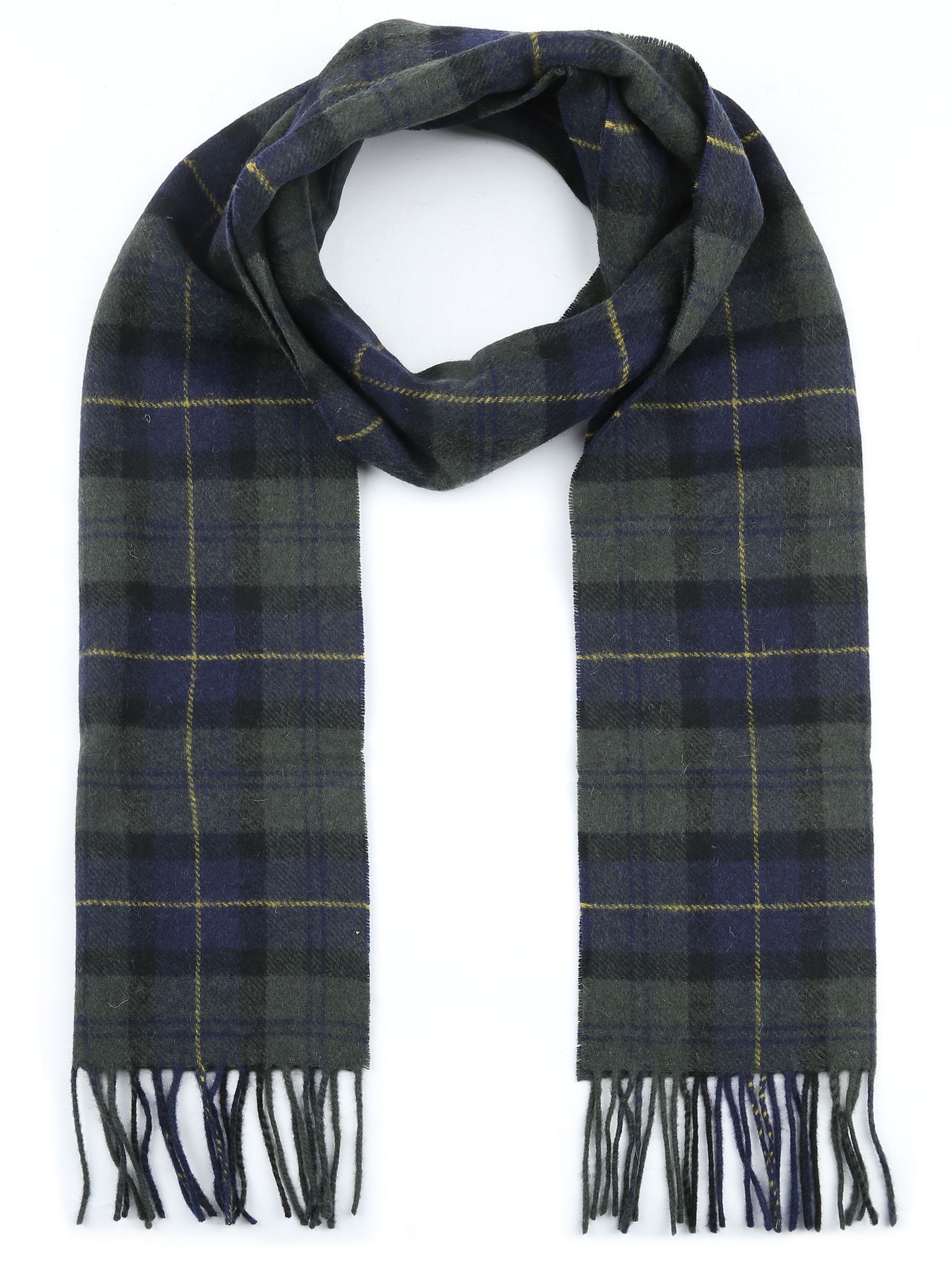 BarbourScarfs Tartan Lambswool Classic Dark Green USC0001-TN28 order online | Suitable