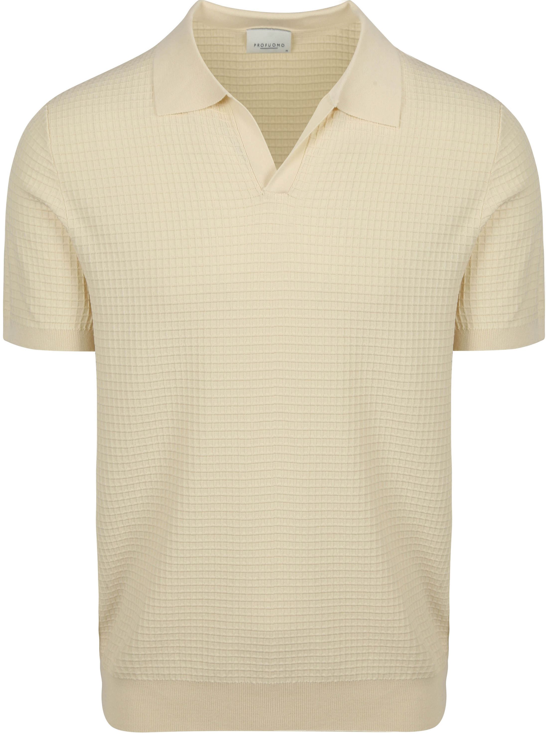 Profuomo Poloshirt Riva Structure Ecru PPXD10010A-E kaufen | Suitable