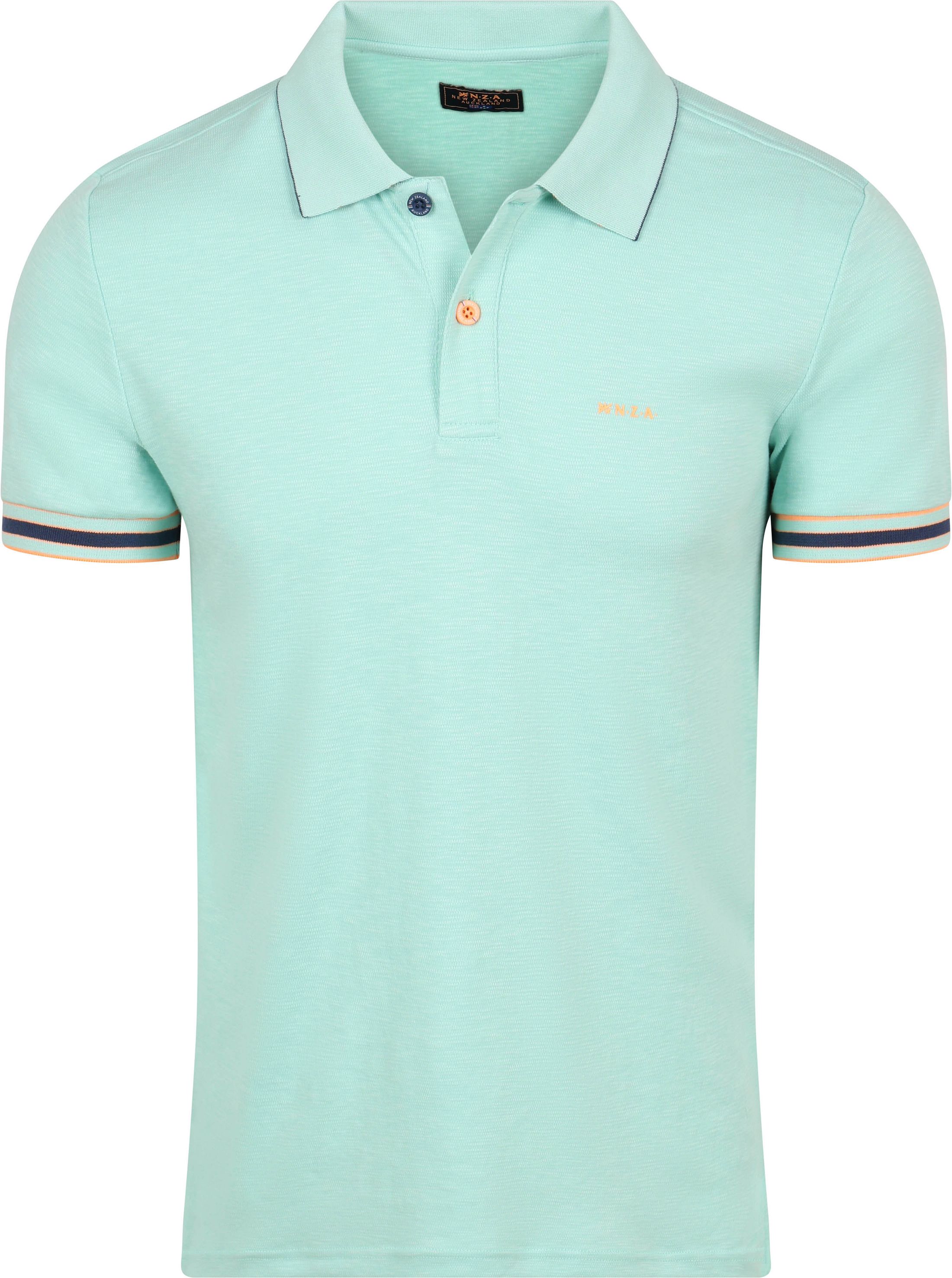 NZA Polo Bay Jacquard Mist Grön 26CN122-1794