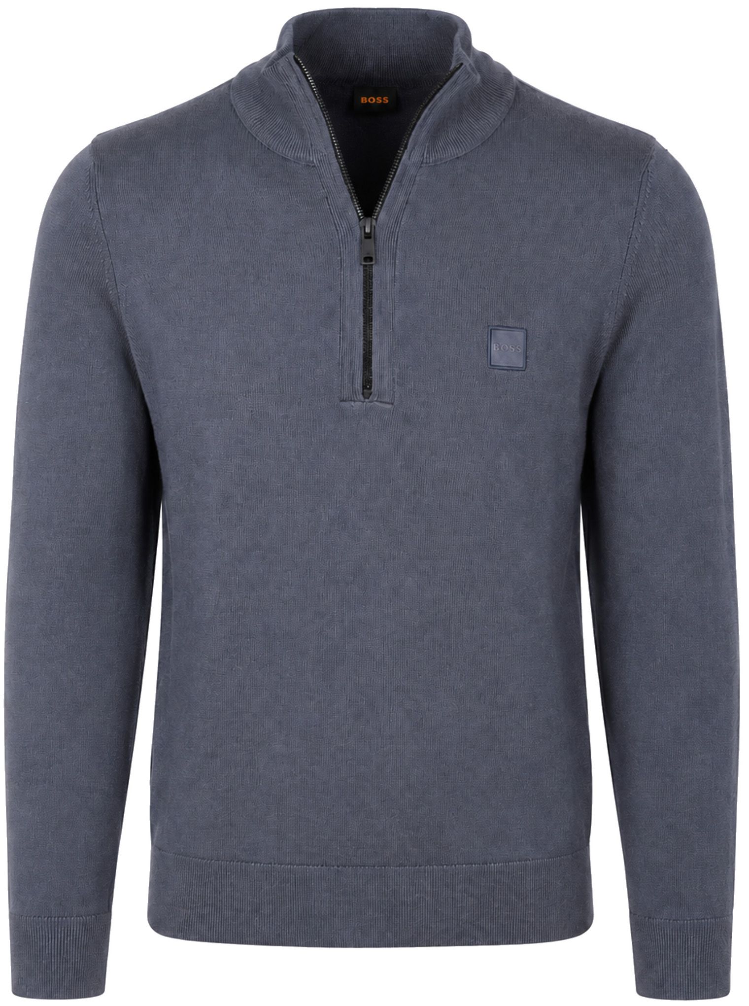 BOSS Kanobix Half Zip Trui Donkerblauw kopen | Suitable
