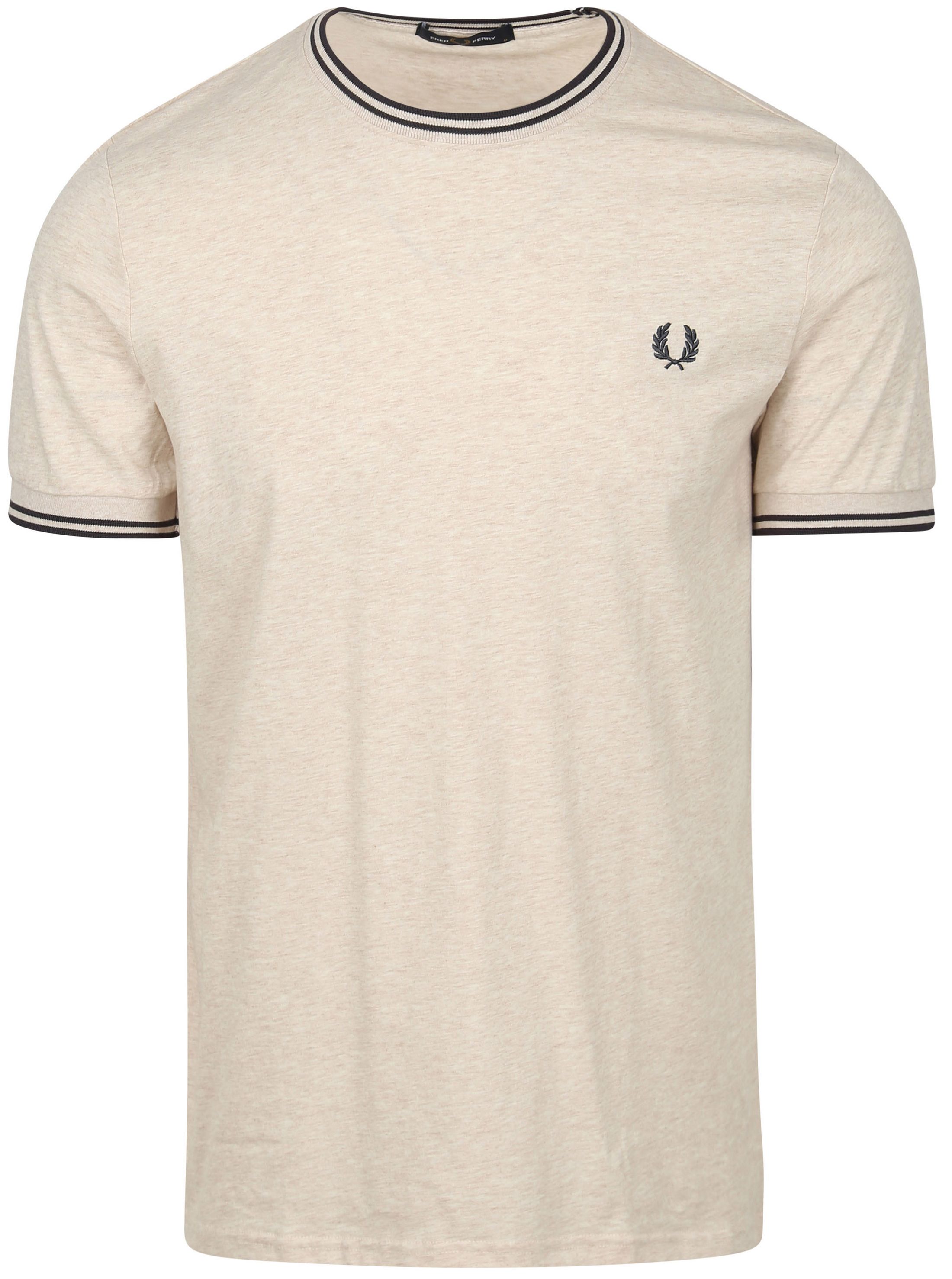 Fred Perry T-skjorte M1588 Greige W50 M1588-W50