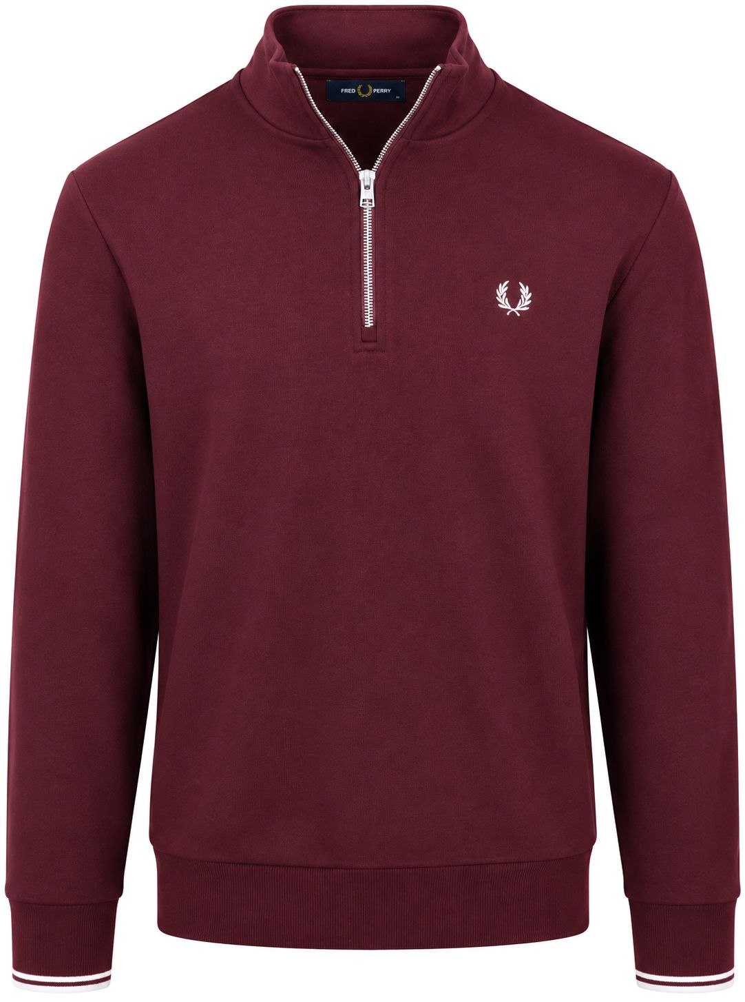 Fred Perry Half Zip Pullover Burgundy kaufen | Suitable