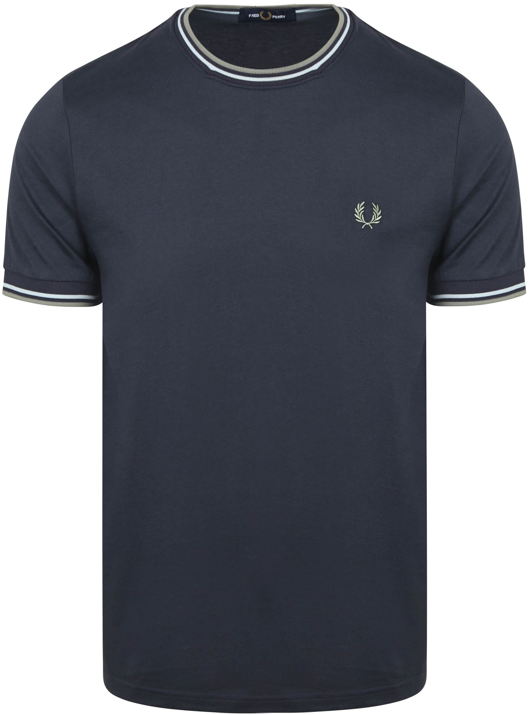 Fred Perry Twin Tipped T Shirt Navy Z47 order online | M1588-Z47 | Suitable Spain