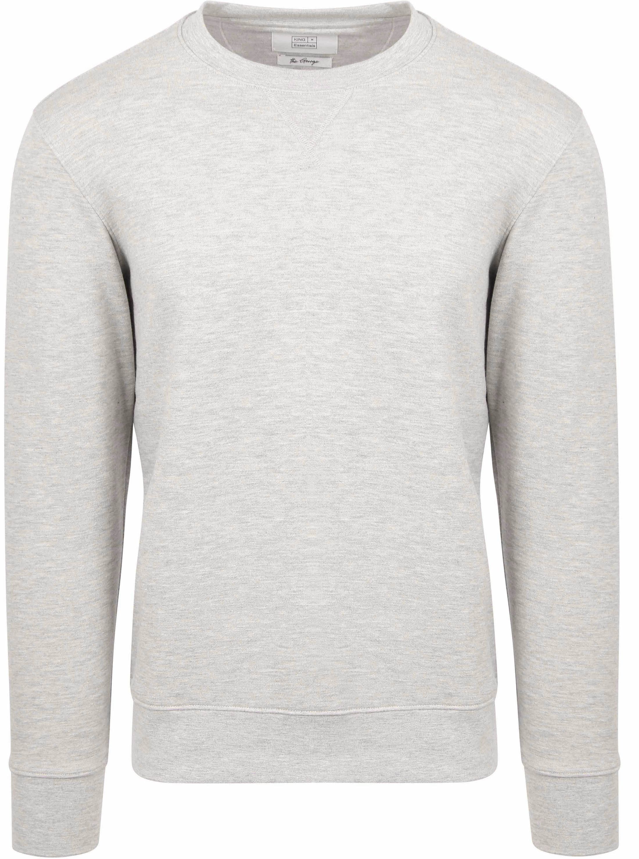 KING Essentials Sweter Szary KM111070001-C001H 