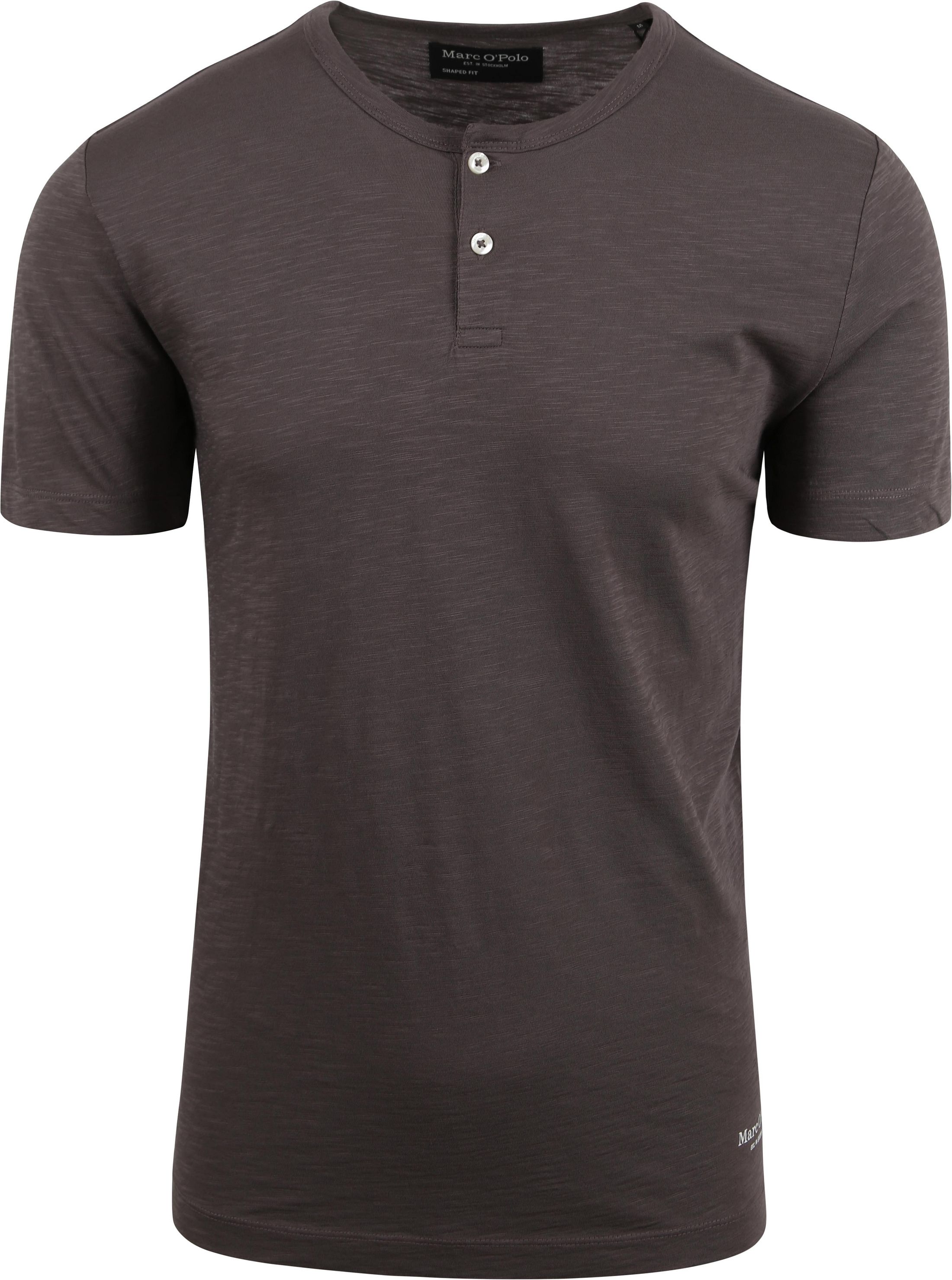 Køb Marc O'Polo t-shirt slub i brun 336217651338-955 | Suitable