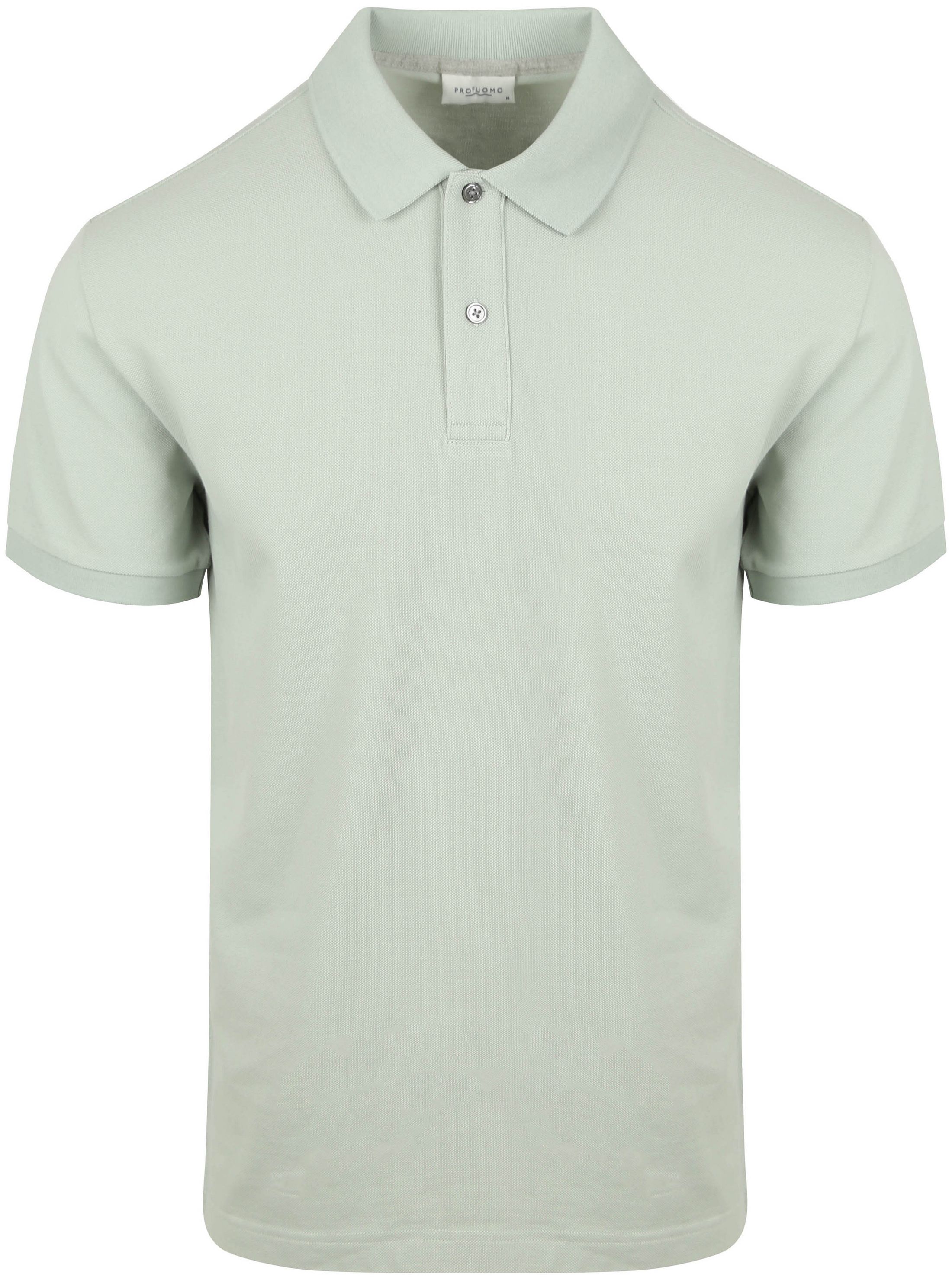 Profuomo Piqué Poloshirt Vert Clair PPWD10019J-O1 commander en ligne | Suitable