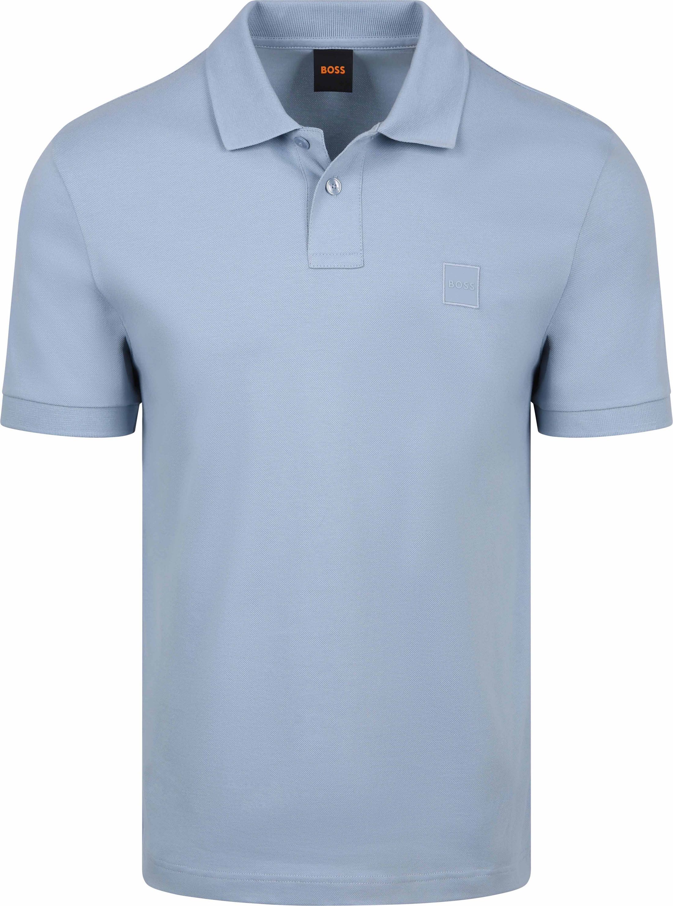 BOSS Polo Niebieski 50507803-458 