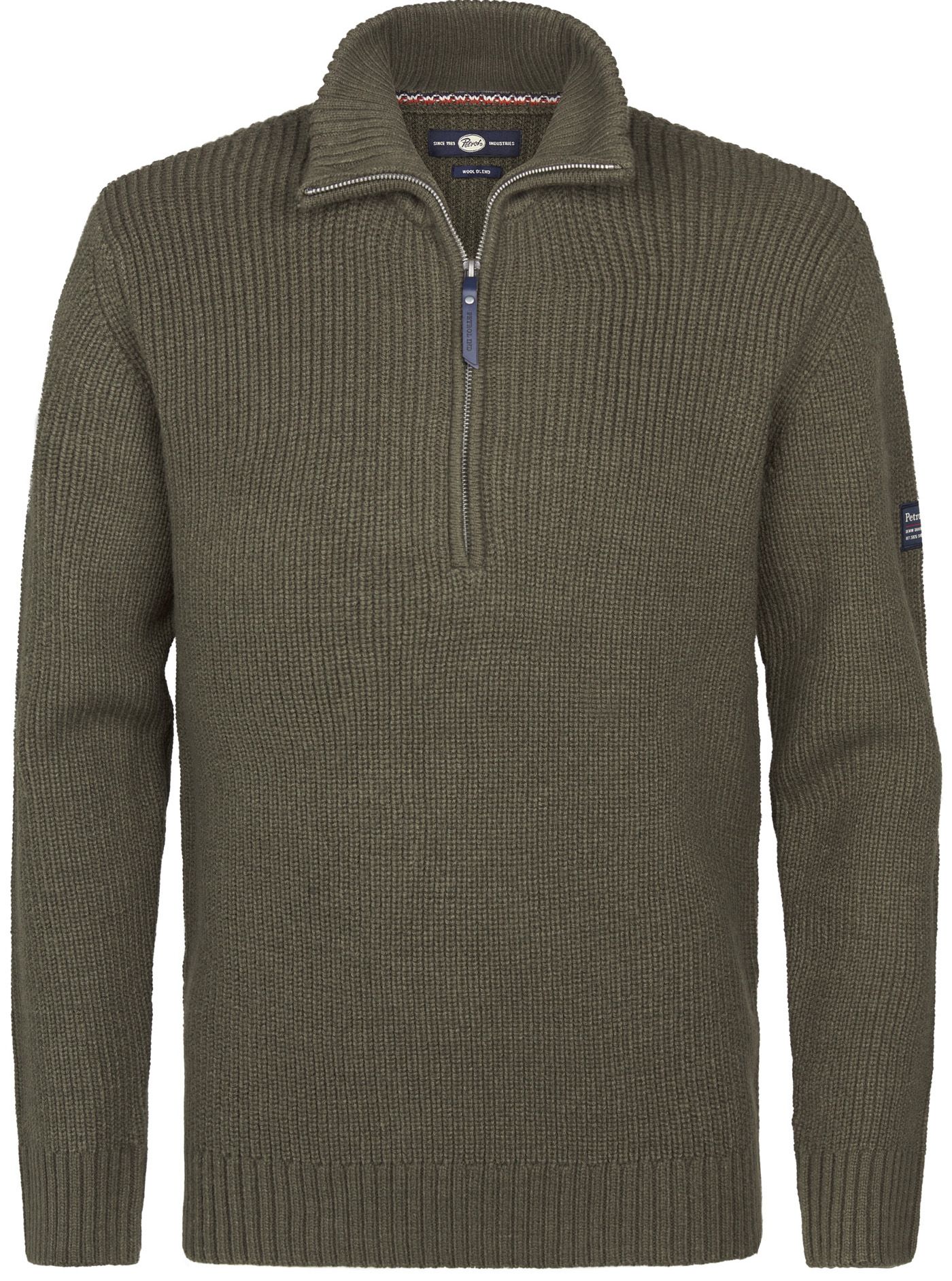 Petrol Half Zip Pullover Army Green M-3050-KWC262-6088 order online | Suitable