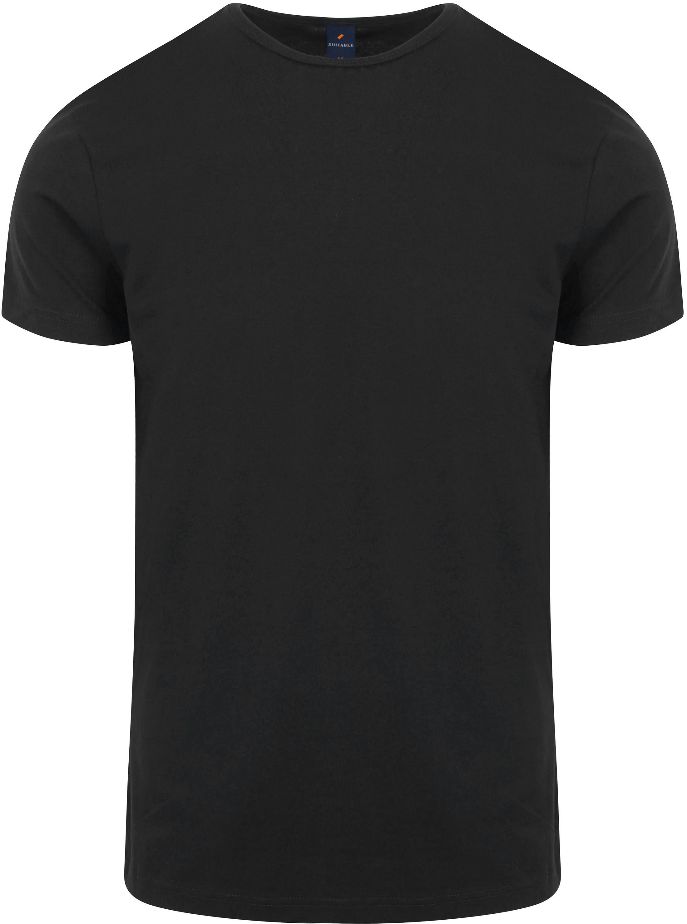 Suitable Ota T-Shirt Round Neck Black 4-Pack 100-2 O Black Ota order online | Suitable