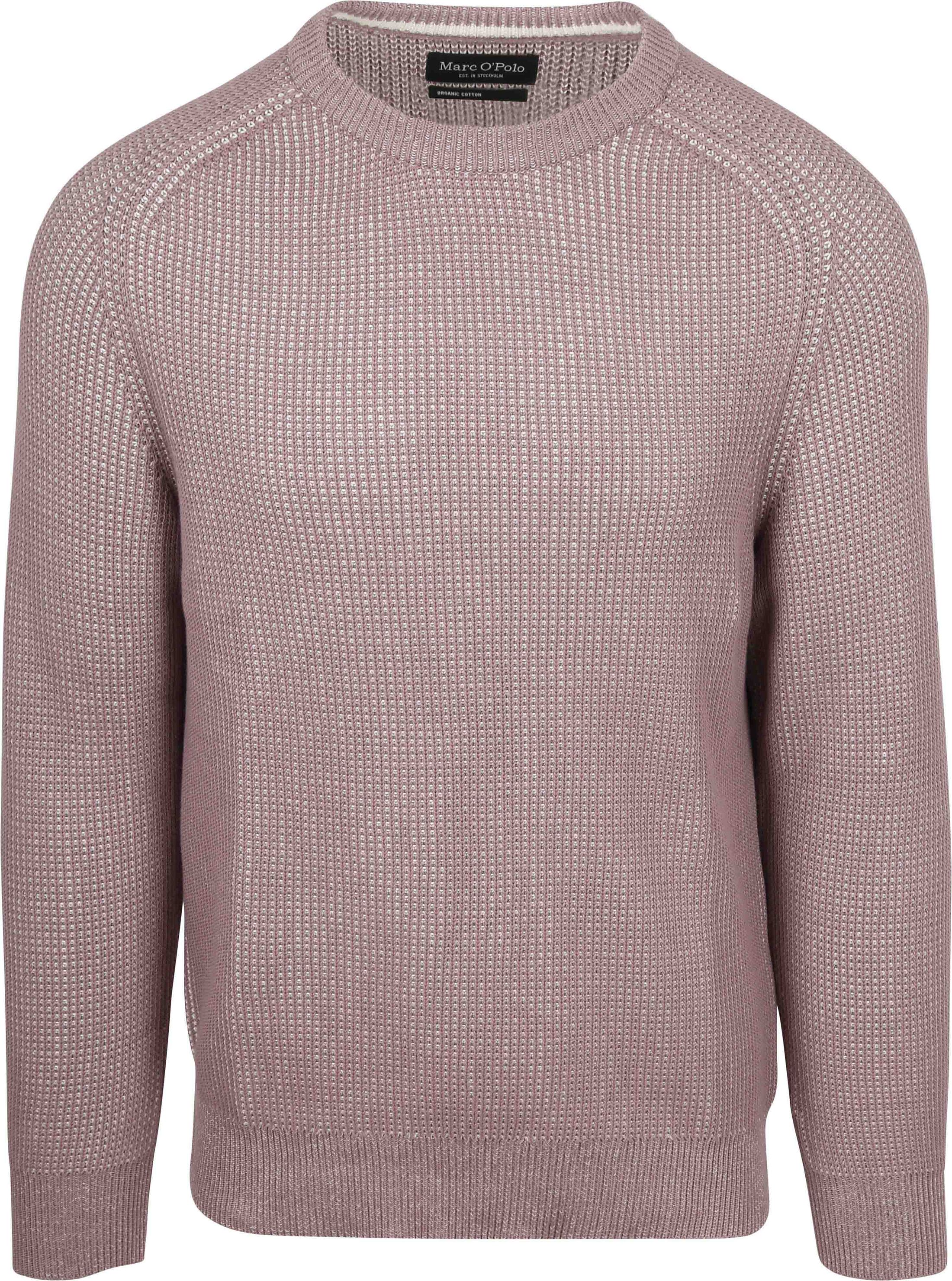 Marc O'Polo Tröja Strukturerad Bi-Colour Mauve 5000010755-6621 + 620502260204-622