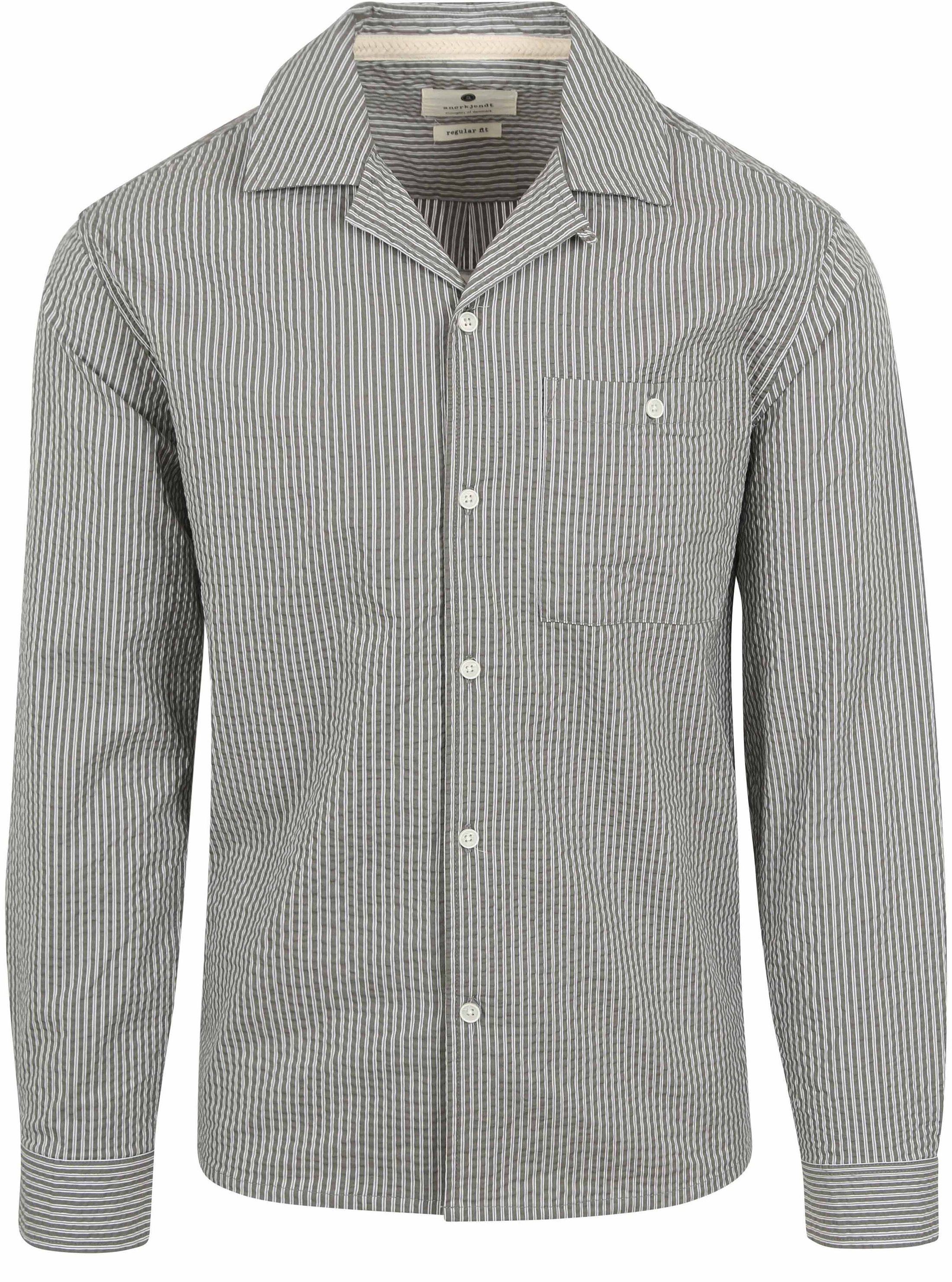 Anerkjendt Chemise Kurt Rayures Seersucker Vert 901438-4070 commander en ligne | Suitable