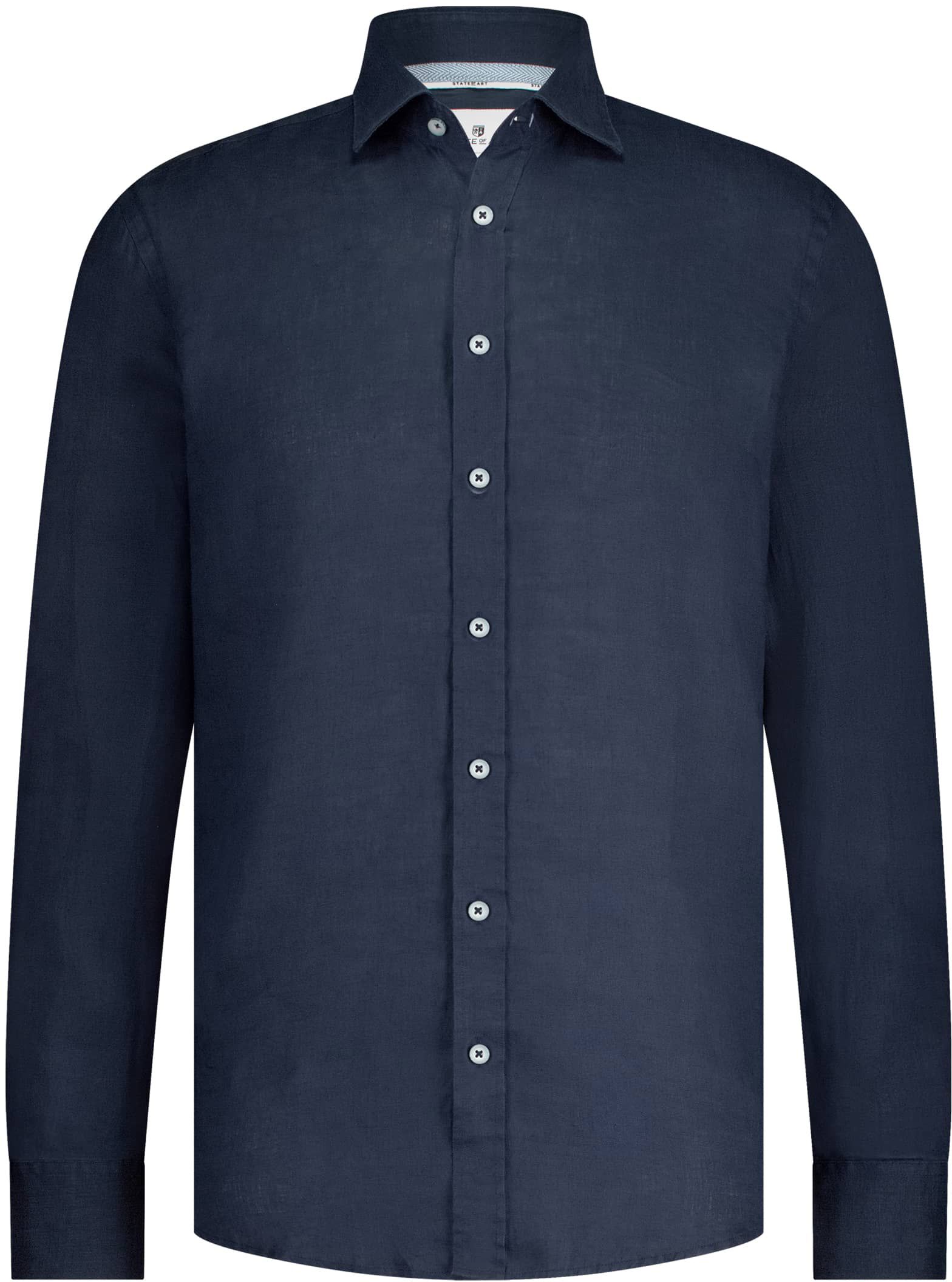 State Of Art Hemd Leinen Navy kaufen | 21115342-5900 | Suitable