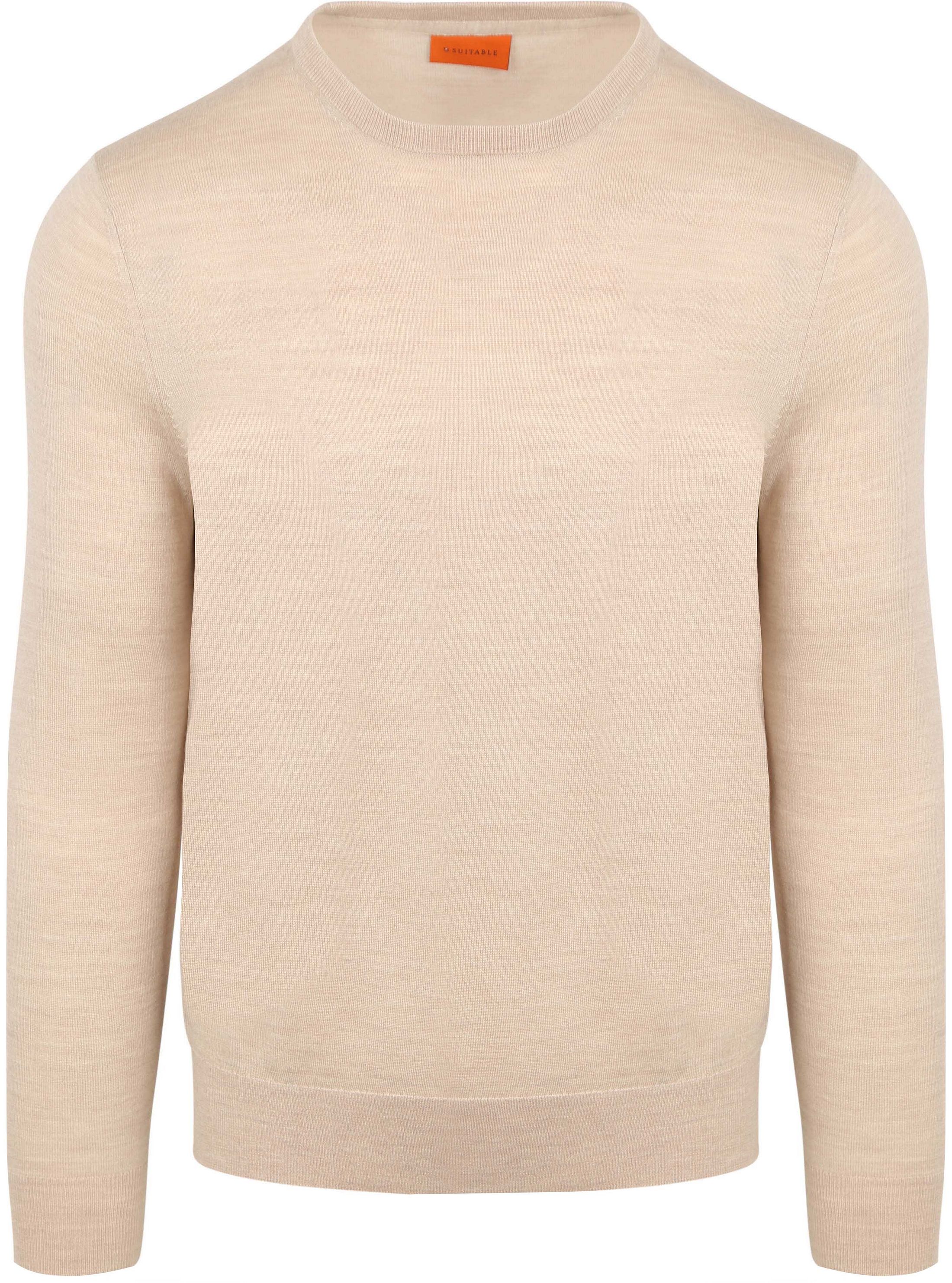 Suitable Sweter Beżowy PU-MRI-O-25 kl ecru 115228 