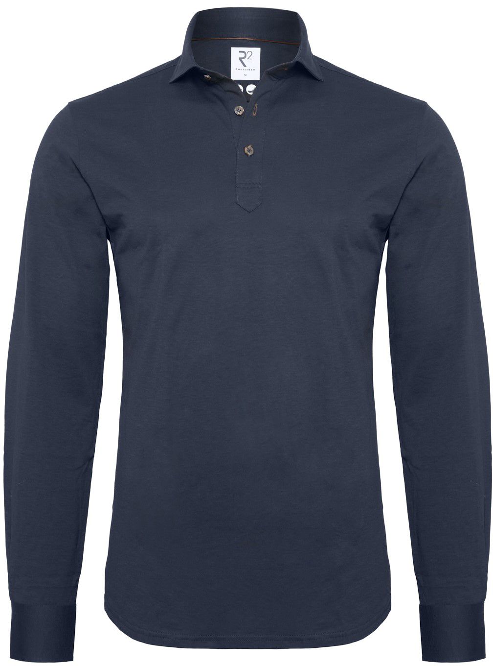 R2 Long Sleeve Polo Jersey Marine 128.SHIRTPOLO.047-010 commander en ligne | Suitable