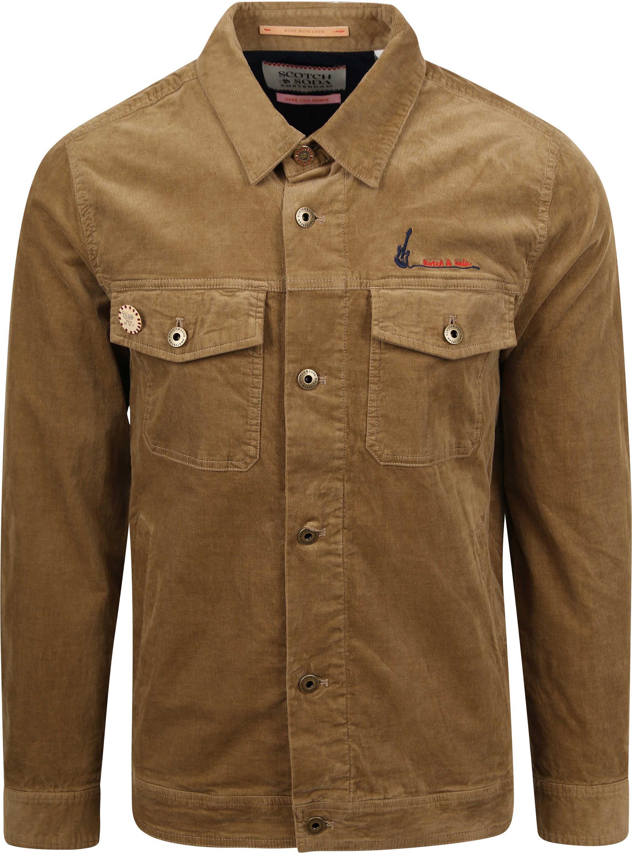 Scotch and Soda Corduroy Overshirt Brown 172885-2478 order online | Suitable