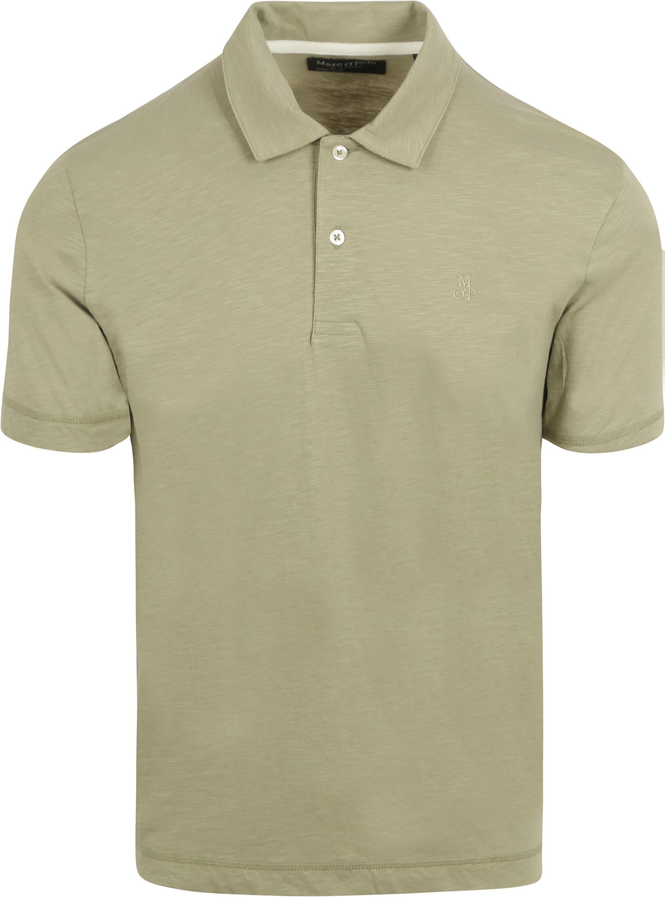 Marc O'Polo Poloshirt Slubs Sage Groen 523217653050-443 kopen | Suitable