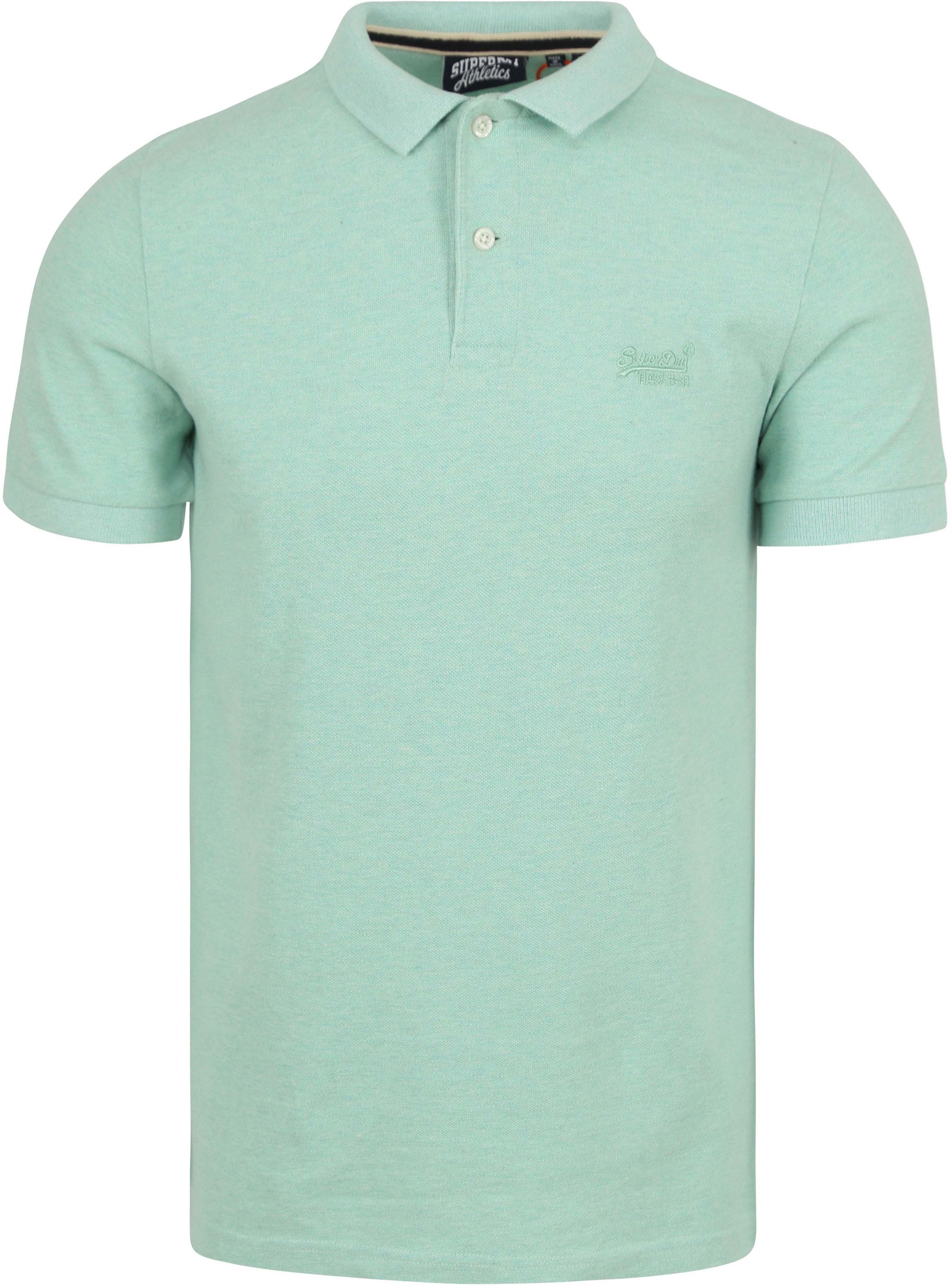 Superdry Polohirt Piqué Melange Vert Clair commander en ligne | M1110343A-9VQ | Suitable Luxembourg