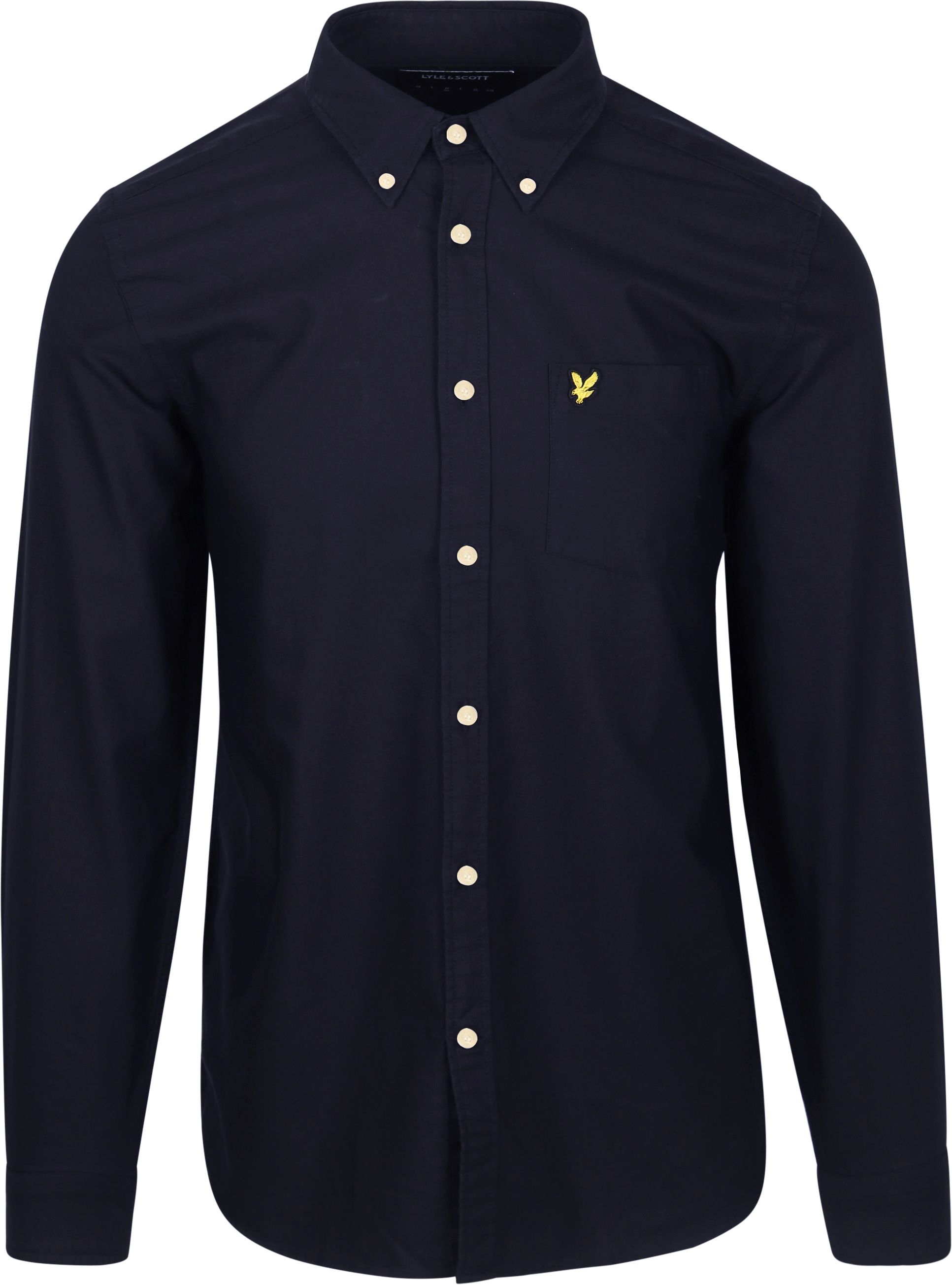 Lyle & Scott Skjorte Plain Oxford Navy LW2112V-Z271
