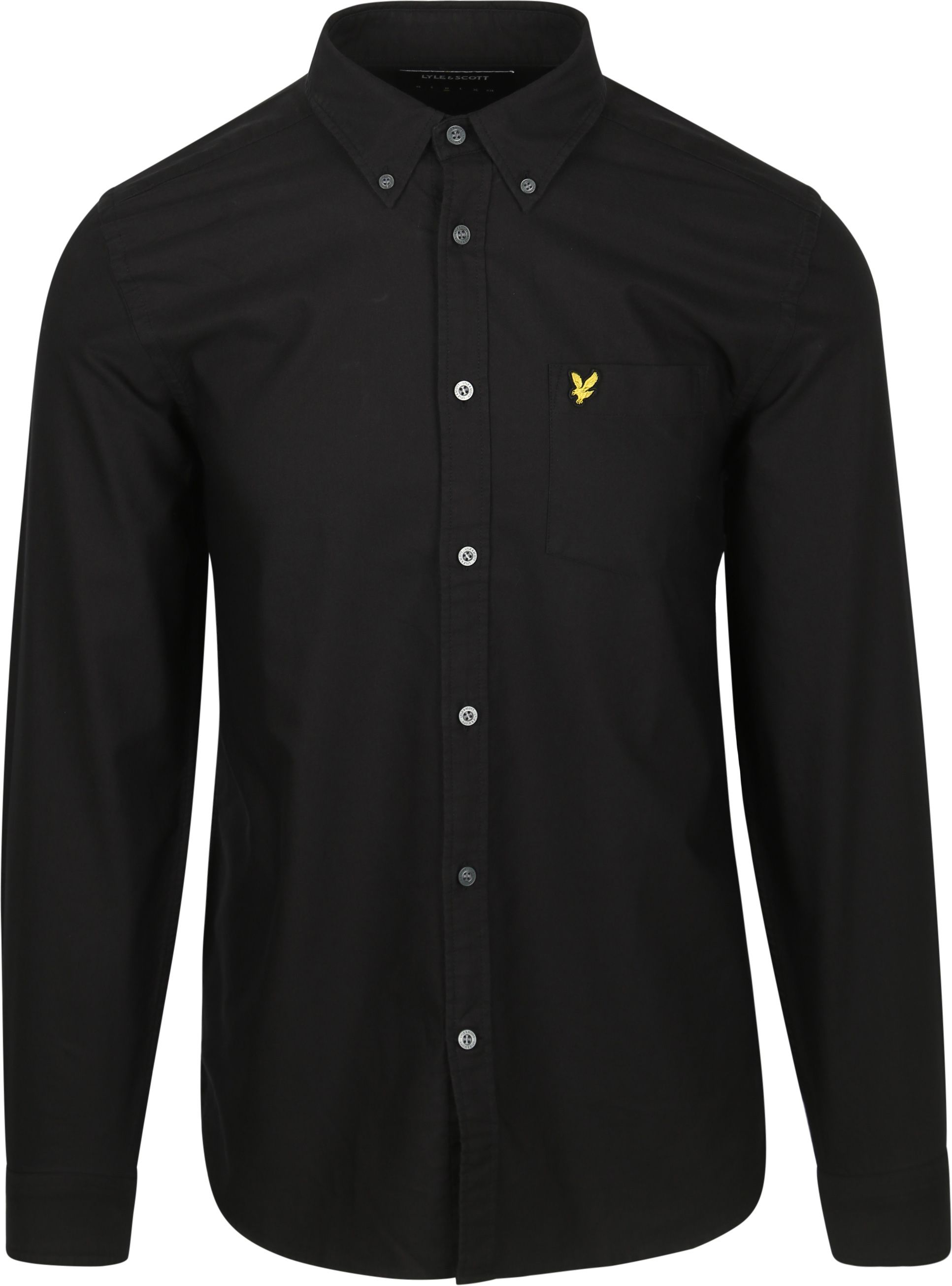 Lyle & Scott Skjorte Plain Oxford Svart LW2112V-Z865