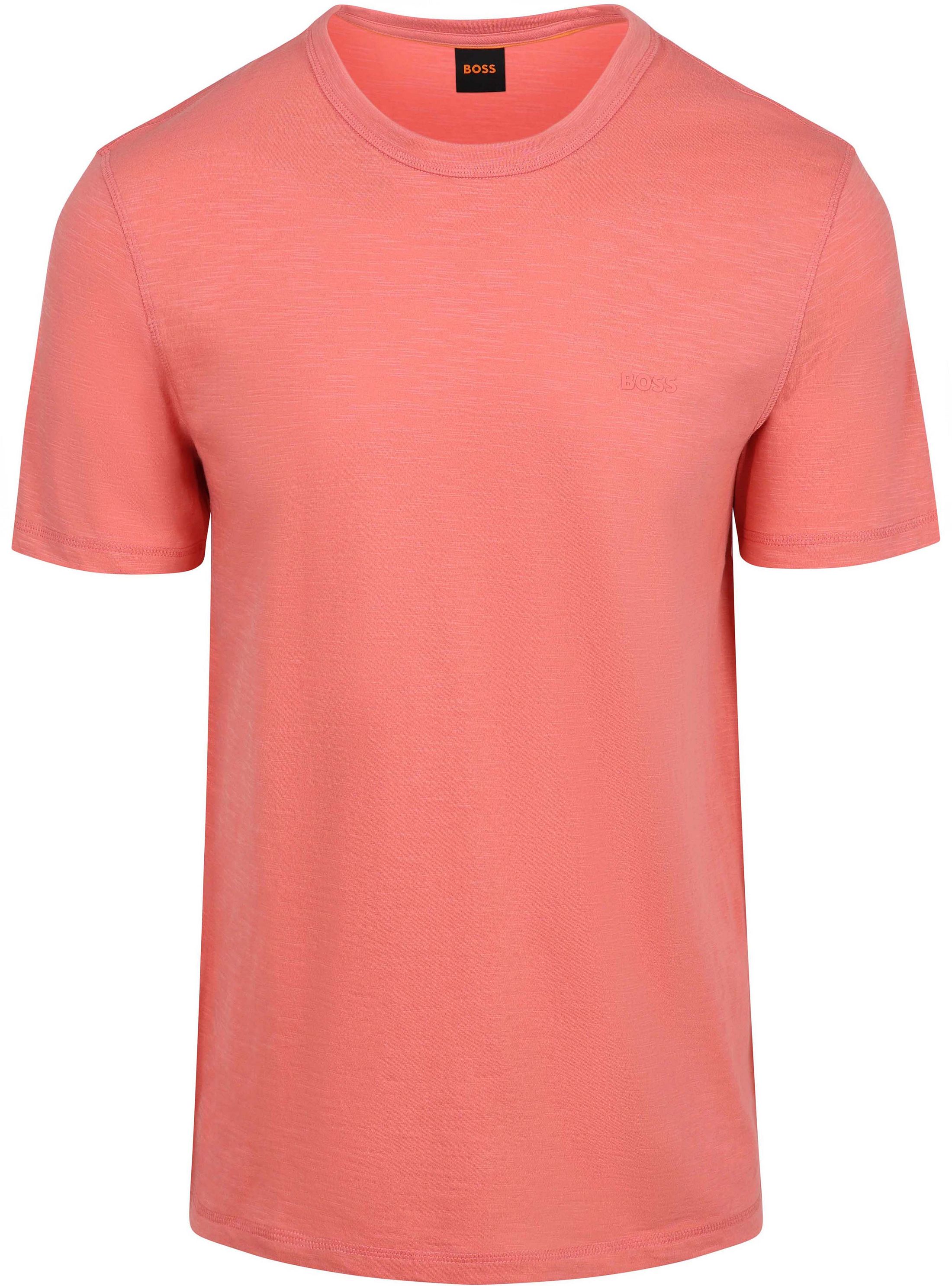 BOSS T-shirt Różowy 50508243-632 