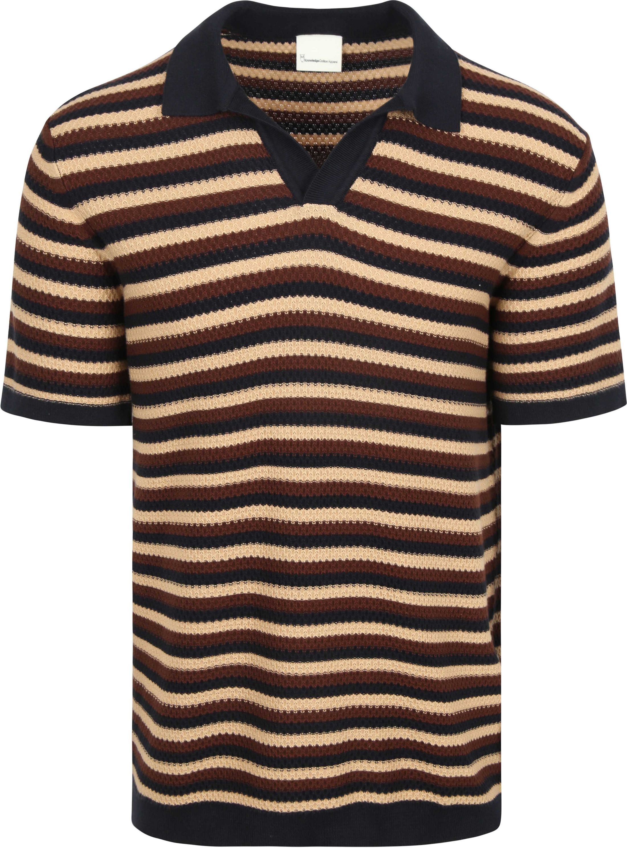 KnowledgeCotton Apparel Polo Marrone 1020010-8026 