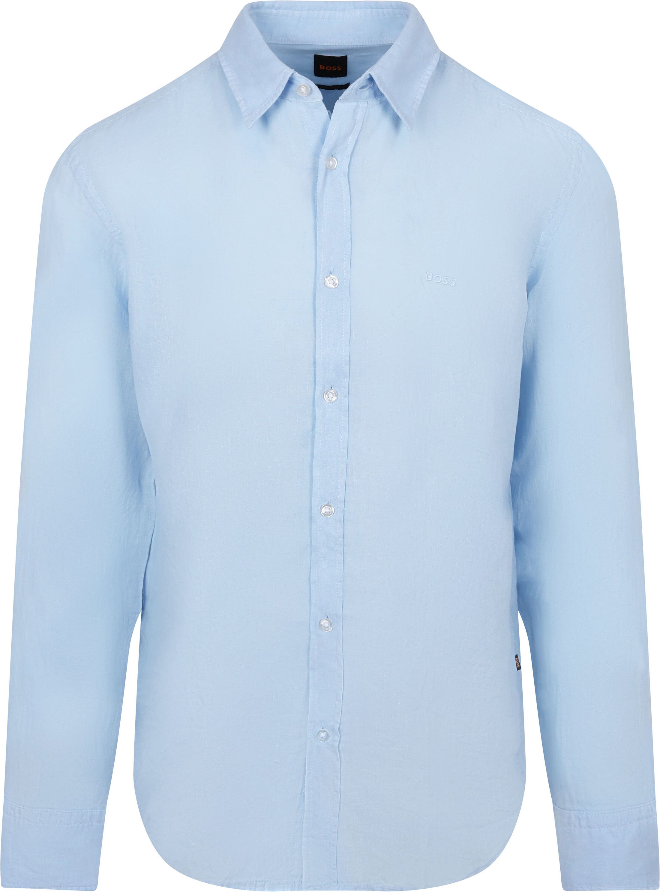 BOSS Relegant Hemd Leinen Hellblau kaufen | Suitable