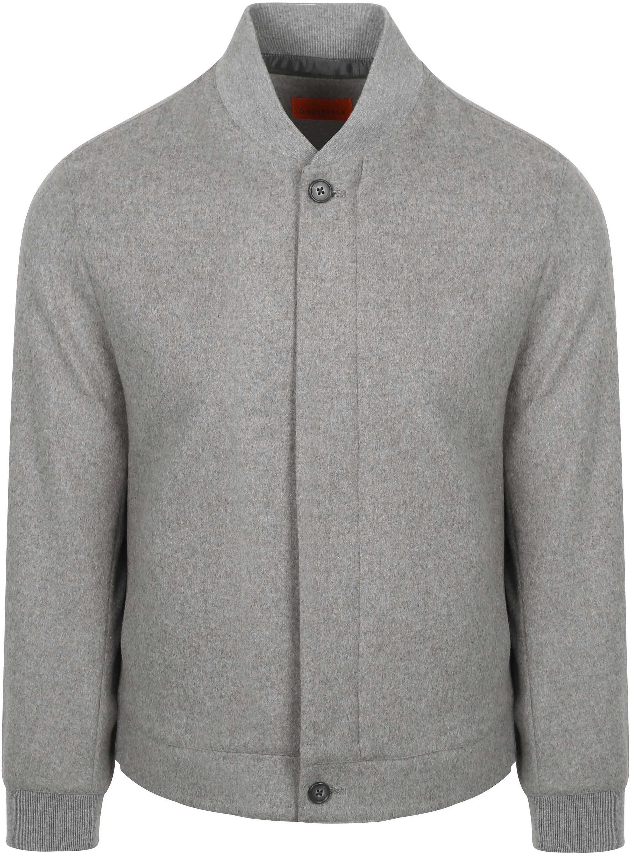 Snygg Bomberjacka i Mysigt Grått JA-BB-FLAN-STBL-25.03