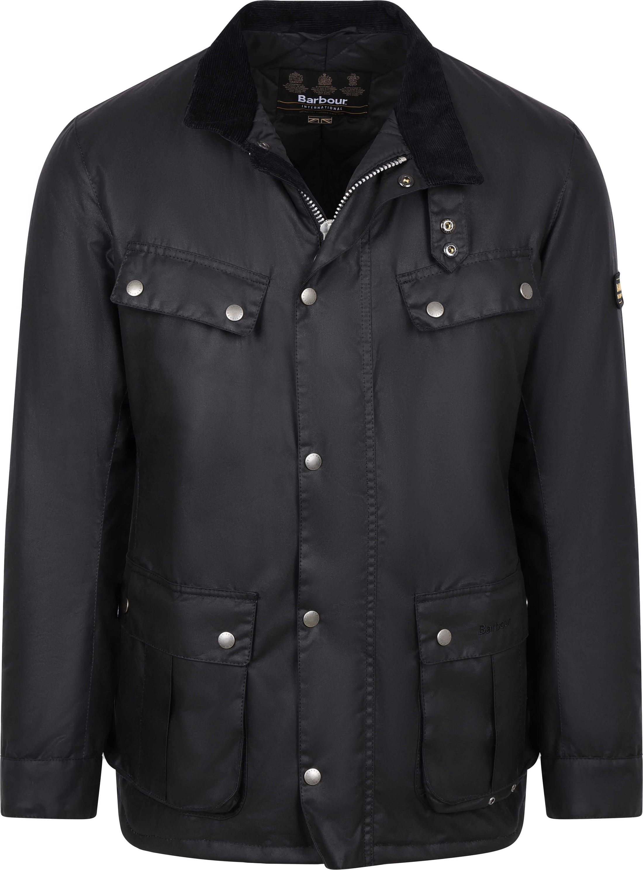 Barbour International Duke Waxjas Zwart MWX0337-BK91 kopen | Suitable