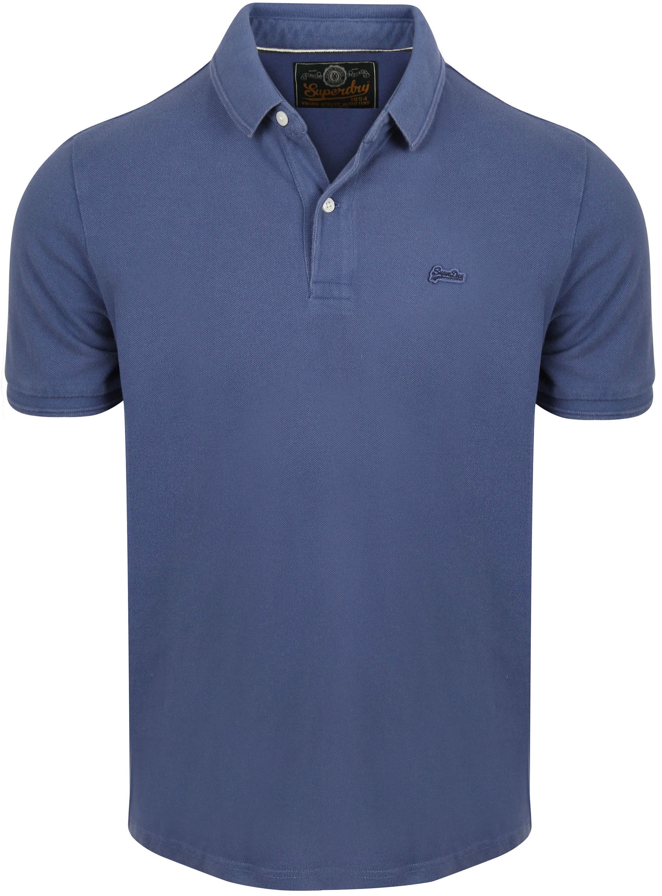 Superdry Polo Granatowy M1110452A-D8Y 