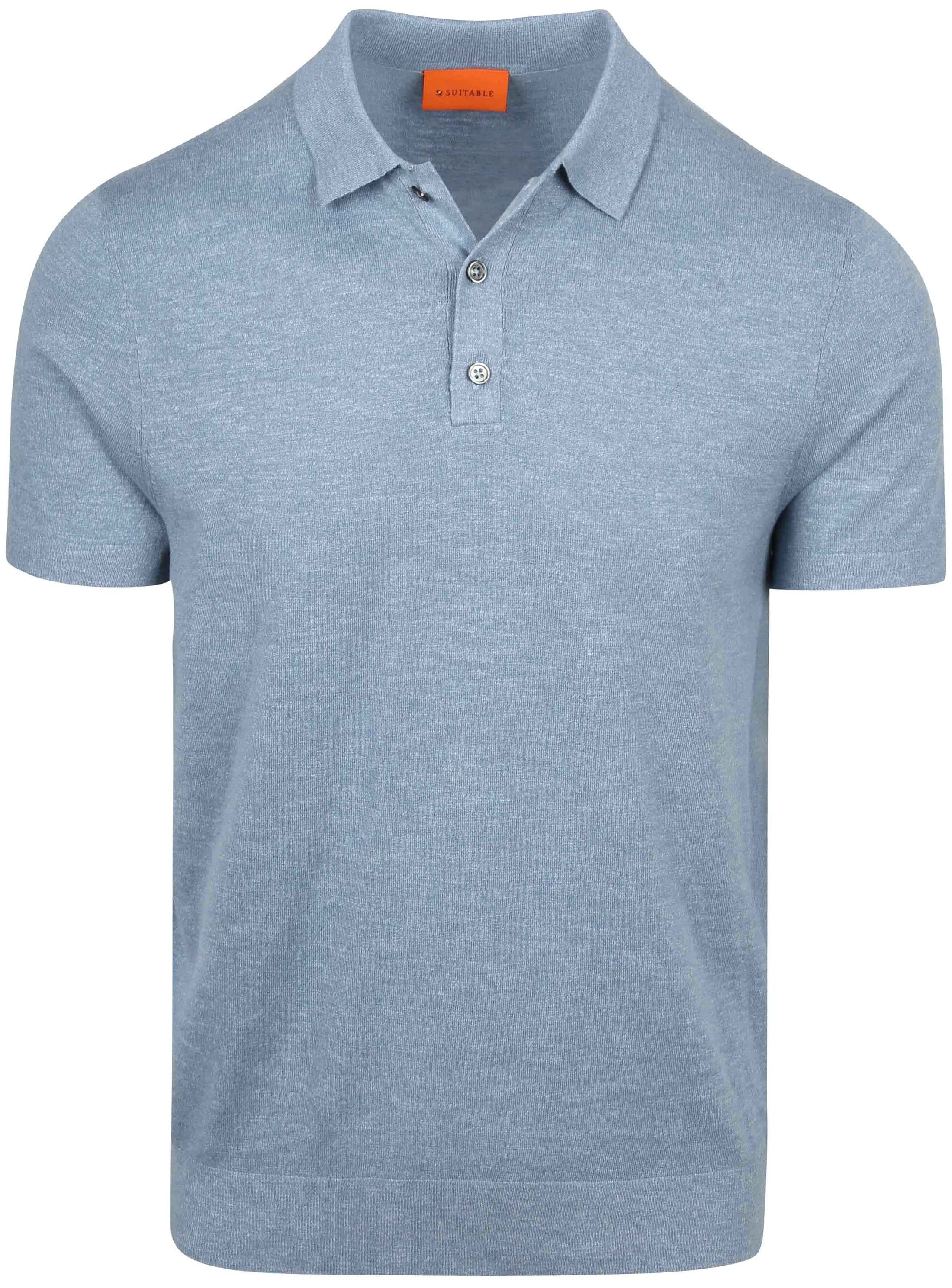 Suitable Polo Niebieski PO-BU-COLI-26.01 LBLUE 16-4023 