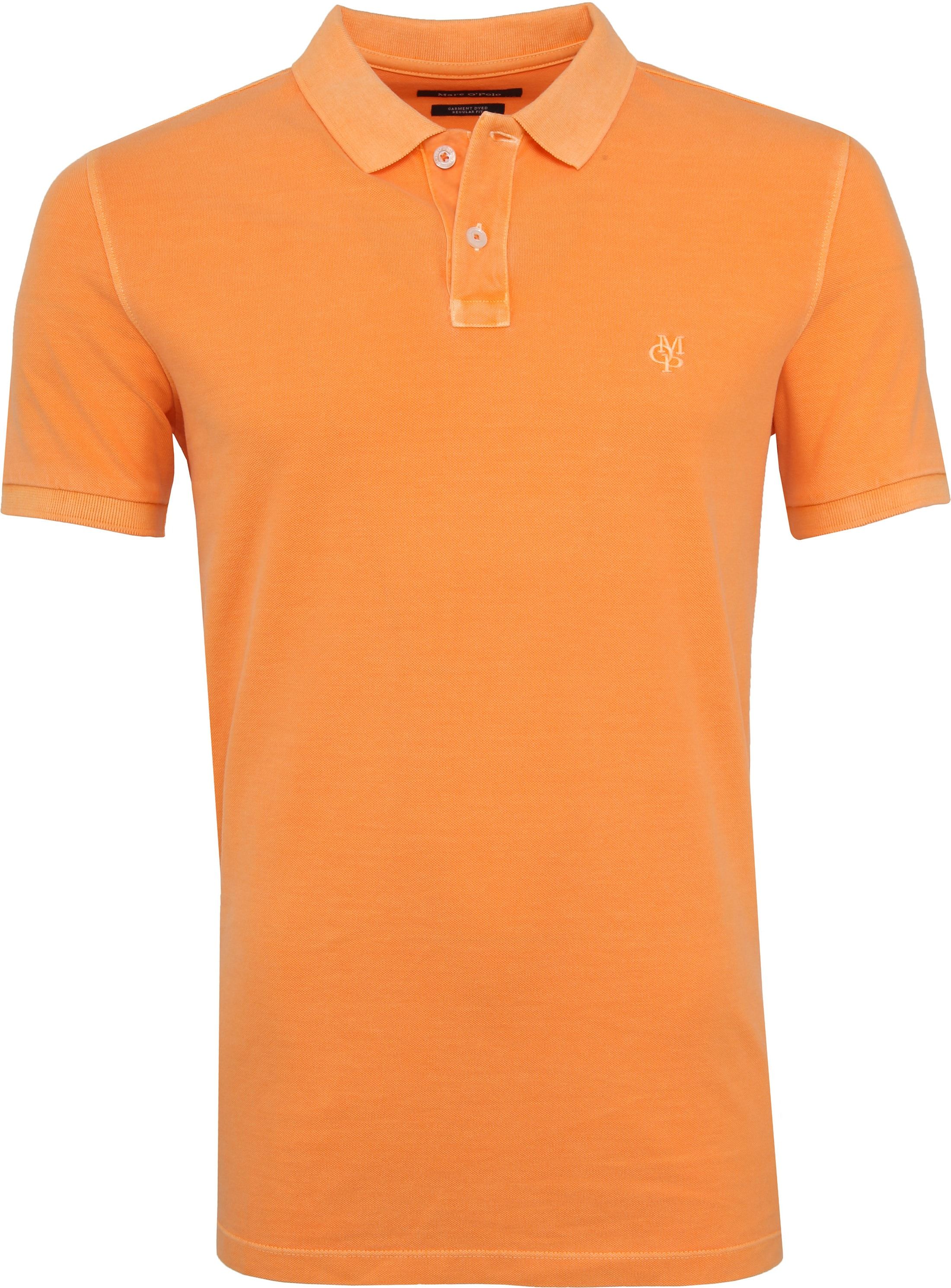 Marc O'Polo Polo Garment Dyed Papaya Oranje 924226653024 kopen | Suitable
