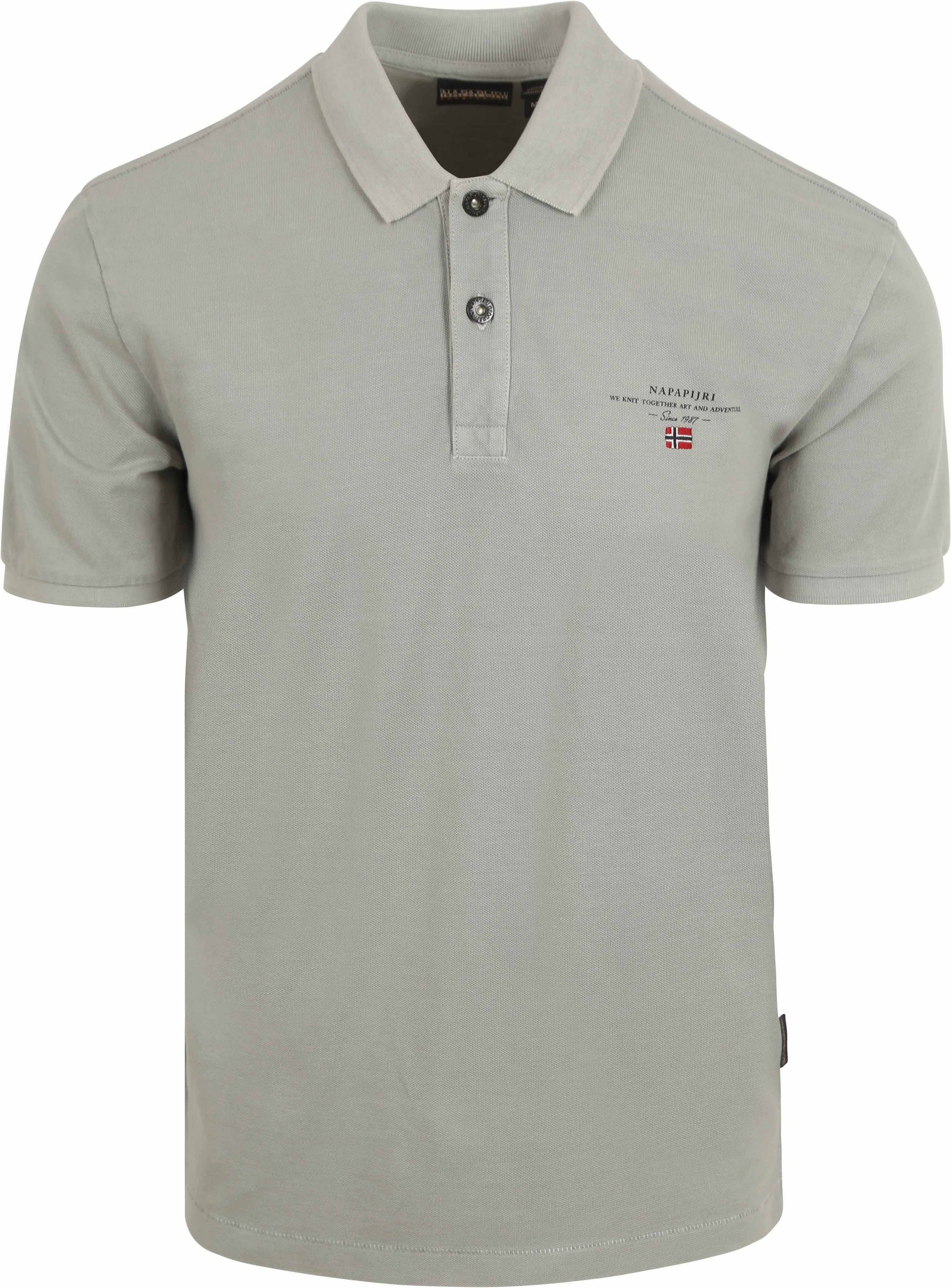 Napapijri Polo Elbas Grijs NP0A4GDLH621 kopen | Suitable