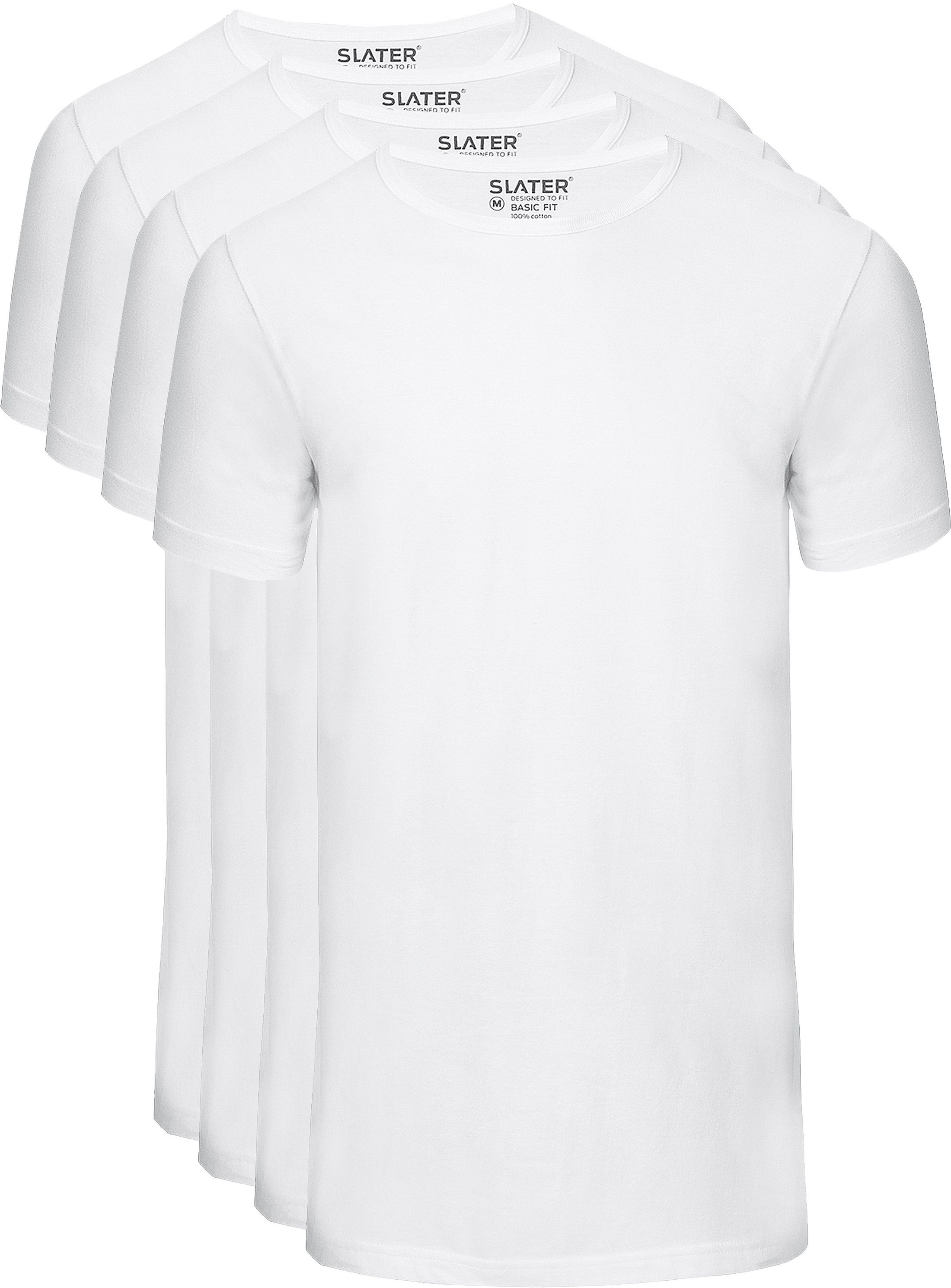 Slater 4er-Pack Basic Fit T-shirt Weiß kaufen | 7500 | Suitable